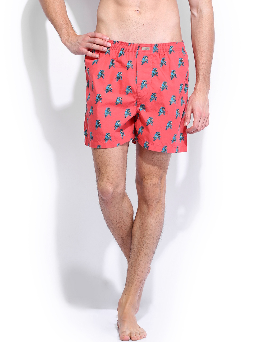 

Flying Machine Red Printed Pure Cotton Boxers FMST0142