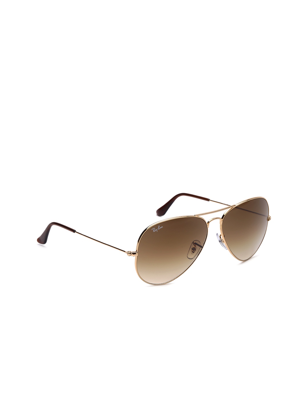 

Ray-Ban Unisex Aviator Sunglasses 0RB3025, Brown