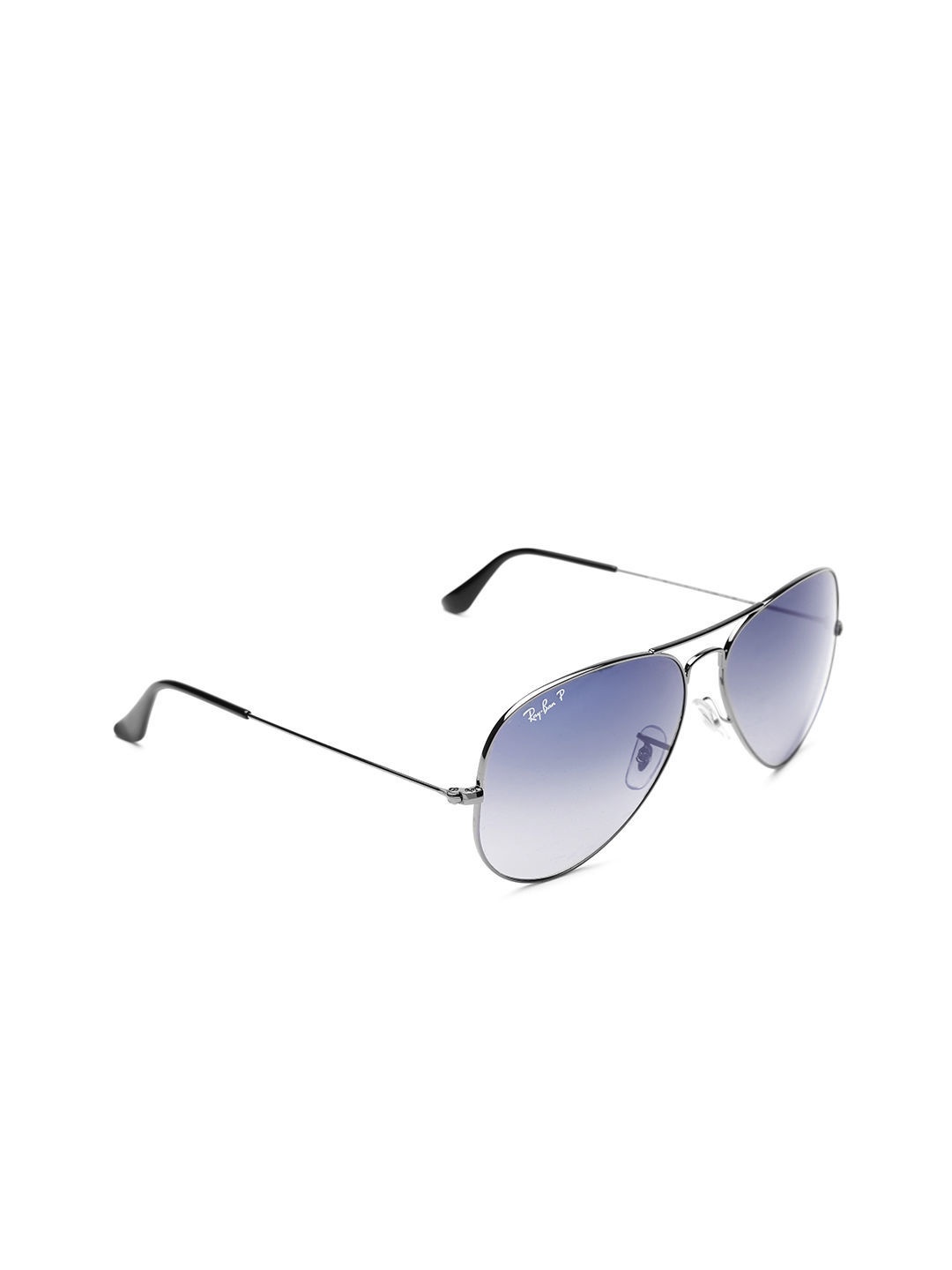 

Ray-Ban Unisex Polarized Blue Lens Pilot Sunglasses - 0RB3025004/7862