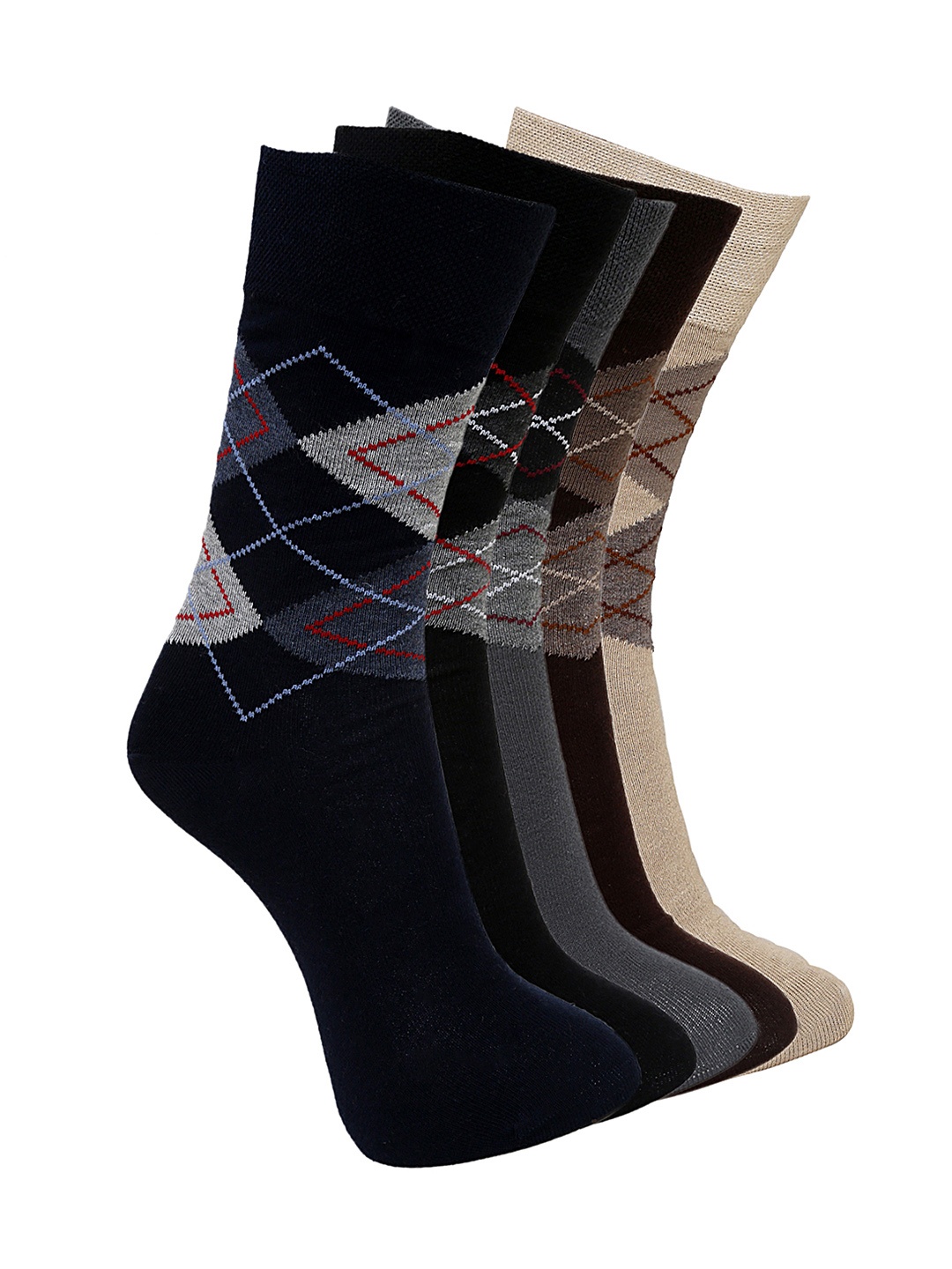 

VINENZIA Men Pack of 5 Socks, Multi