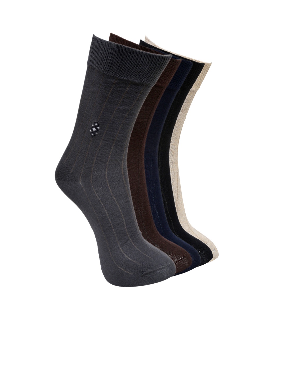 

MARC Men Pack of 5 Striped Socks, Multi