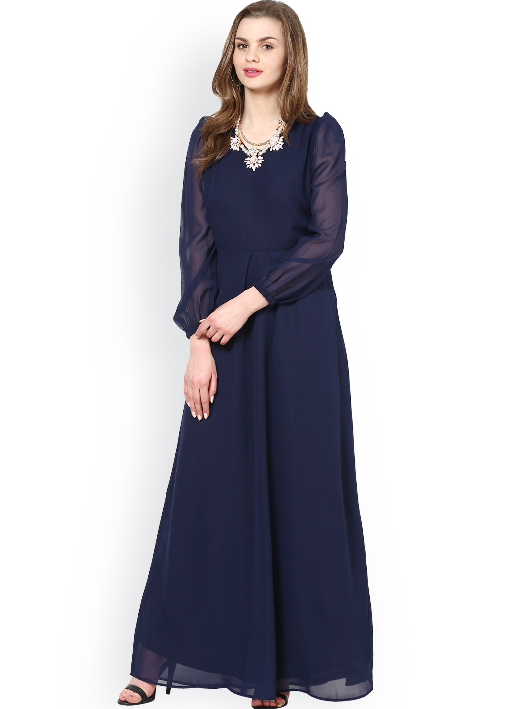 

La Zoire Navy Maxi Dress, Navy blue