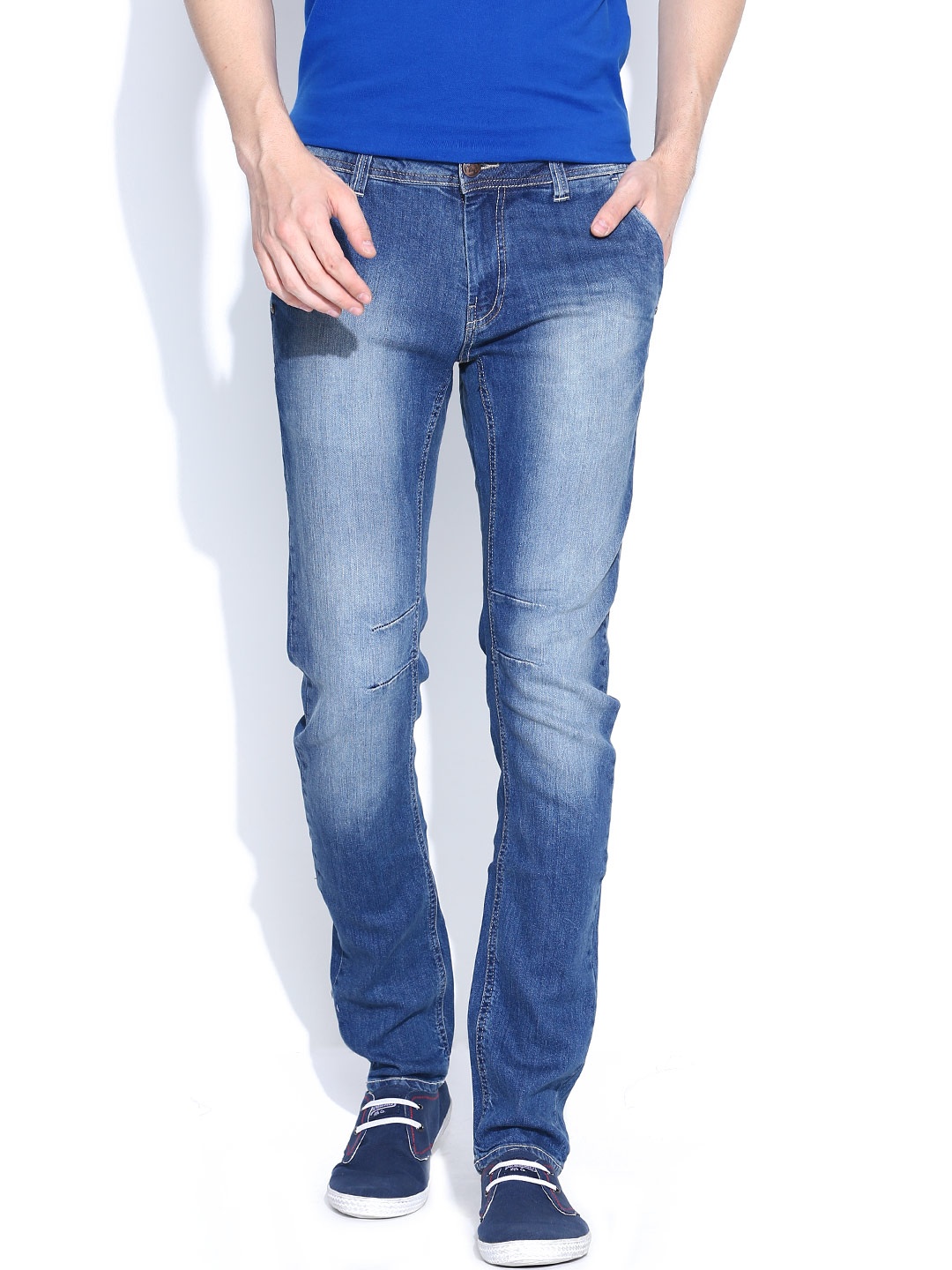 

Flying Machine Men Blue Michael Slim Tapered Fit Stretchable Jeans