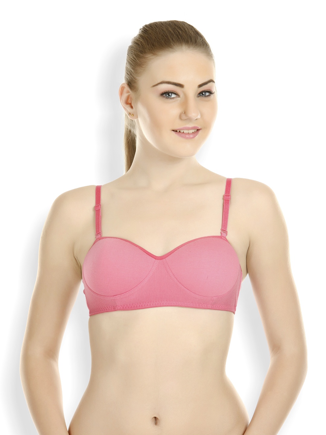 

Tweens Pink Demi Cup T-shirt Bra TW-1201-DPK
