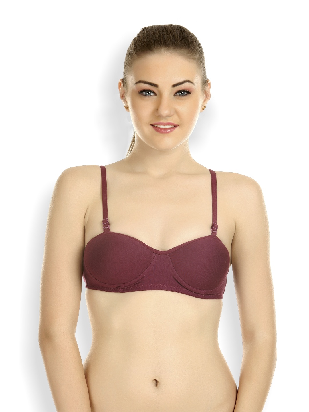 

Tweens Burgundy Demi Cup T-shirt Bra TW-1201-MG