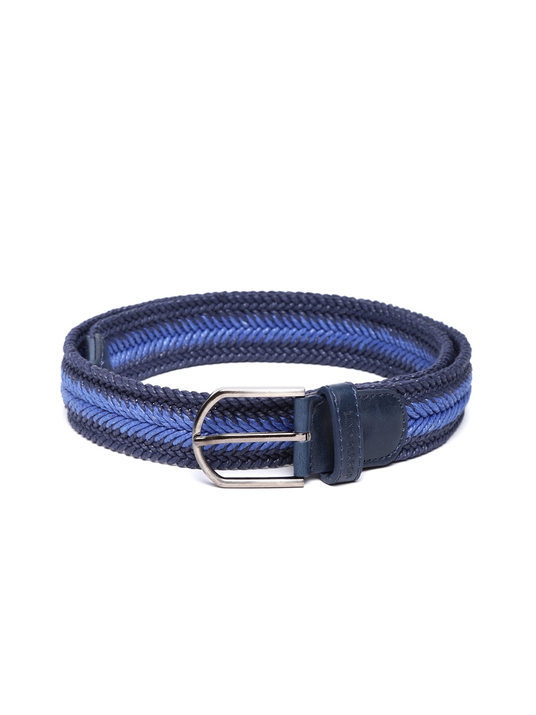 

Lino Perros Men Navy Belt, Navy blue