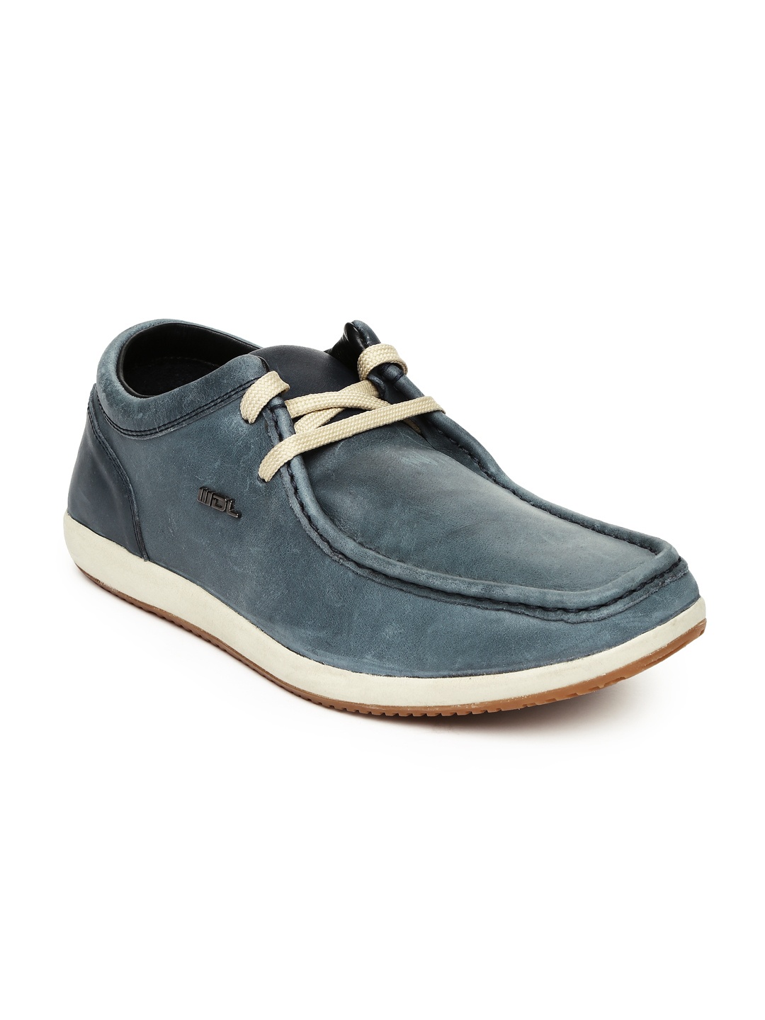 Myntra Woodland Men Blue Leather Casual Shoes 699008 | Buy Myntra ...