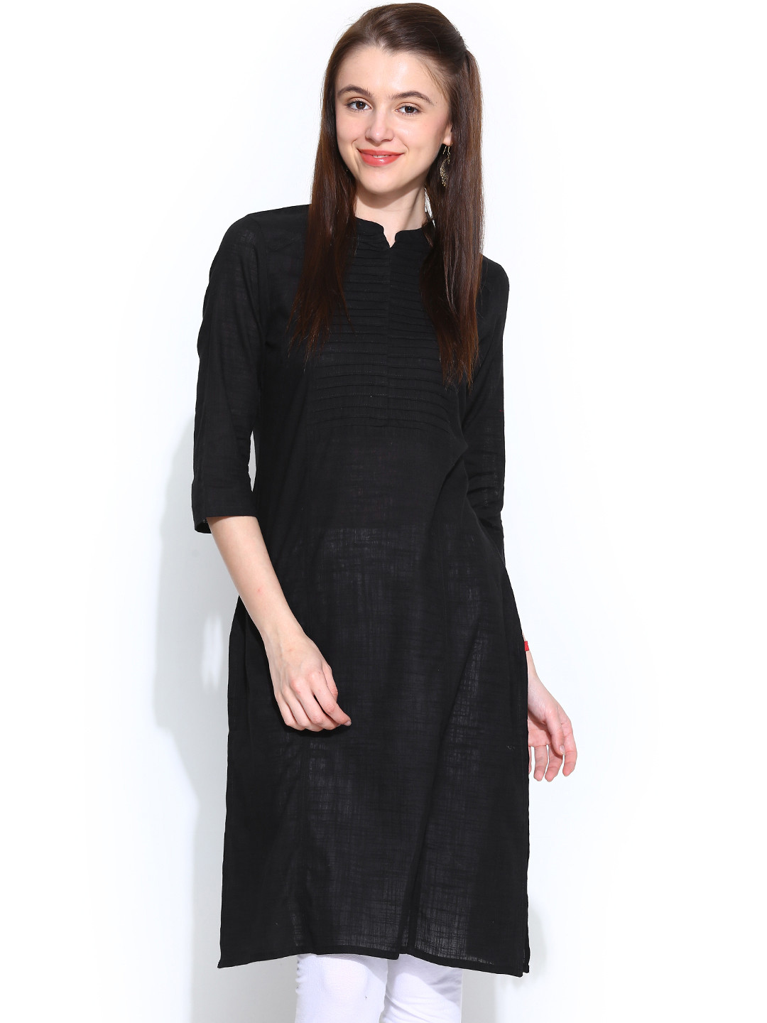 

W Women Black Kurta