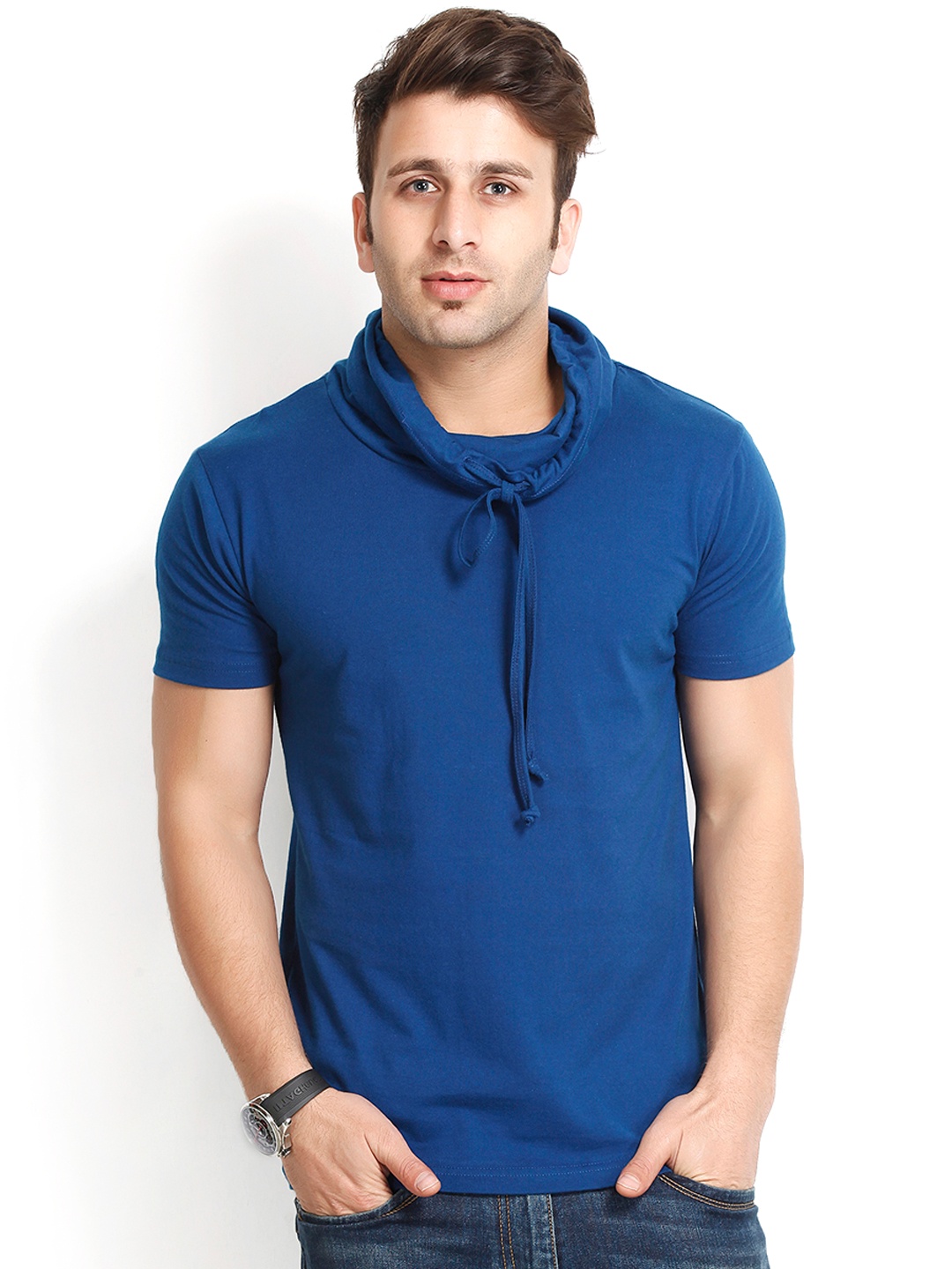 

GRITSTONES Men Blue T-shirt