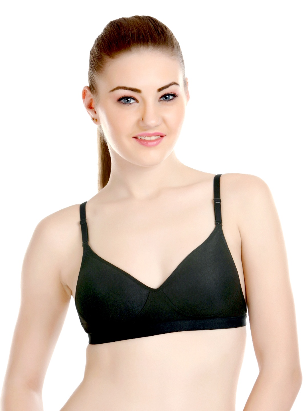 

Tweens Black T-shirt Bra TW-1313-BL-38B