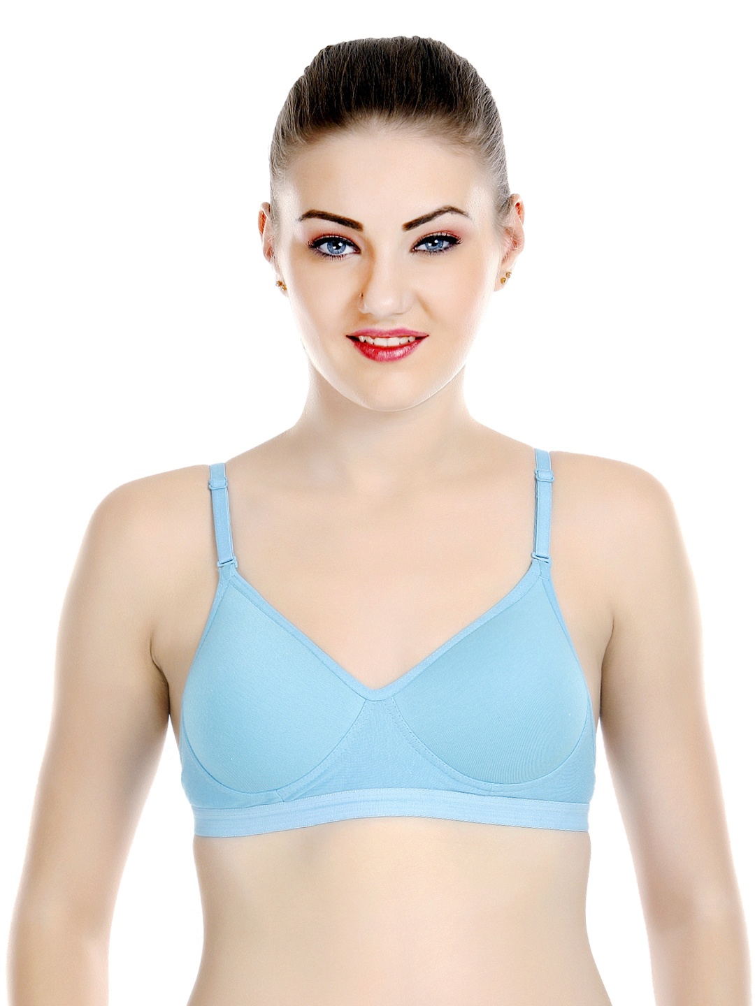 

Tweens Turquoise Blue T-shirt Bra TW-1313-TBLU-36B