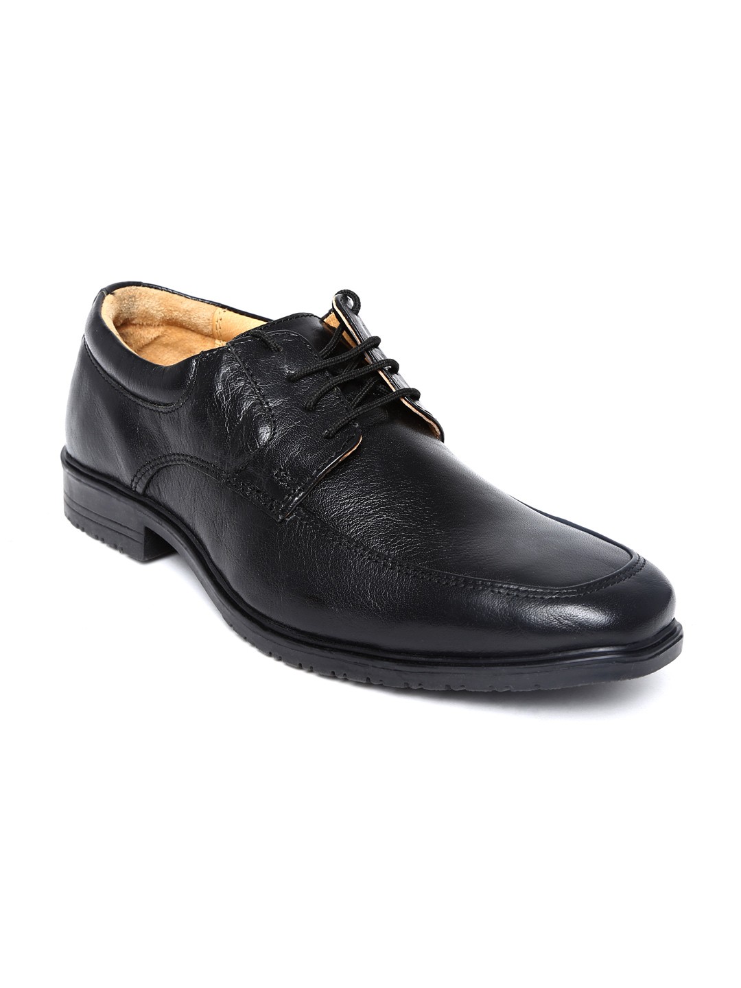 

Red Chief Men Black Leather Formal Shoes