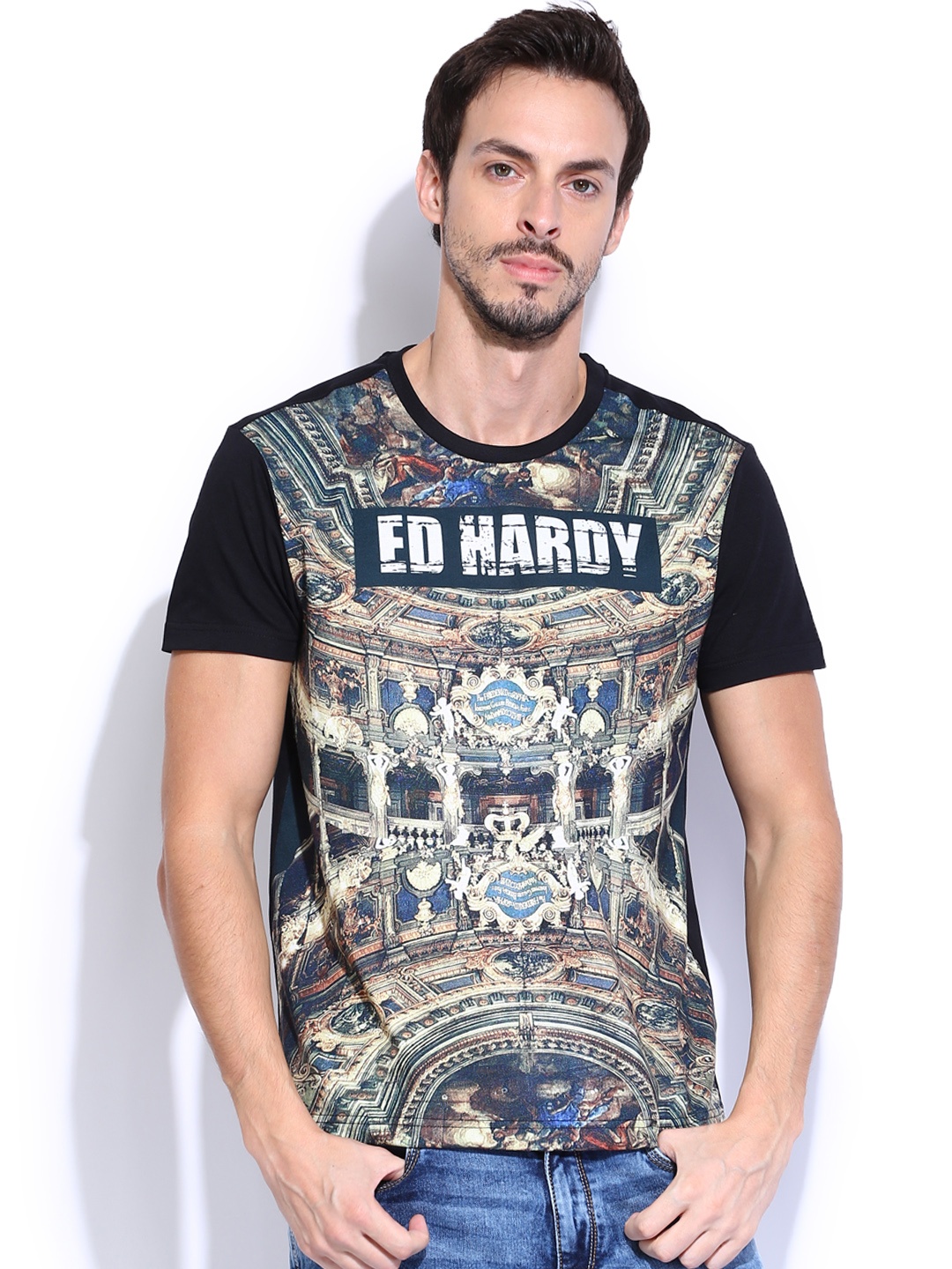 

Ed Hardy Multicoloured Printed T-shirt, Multi