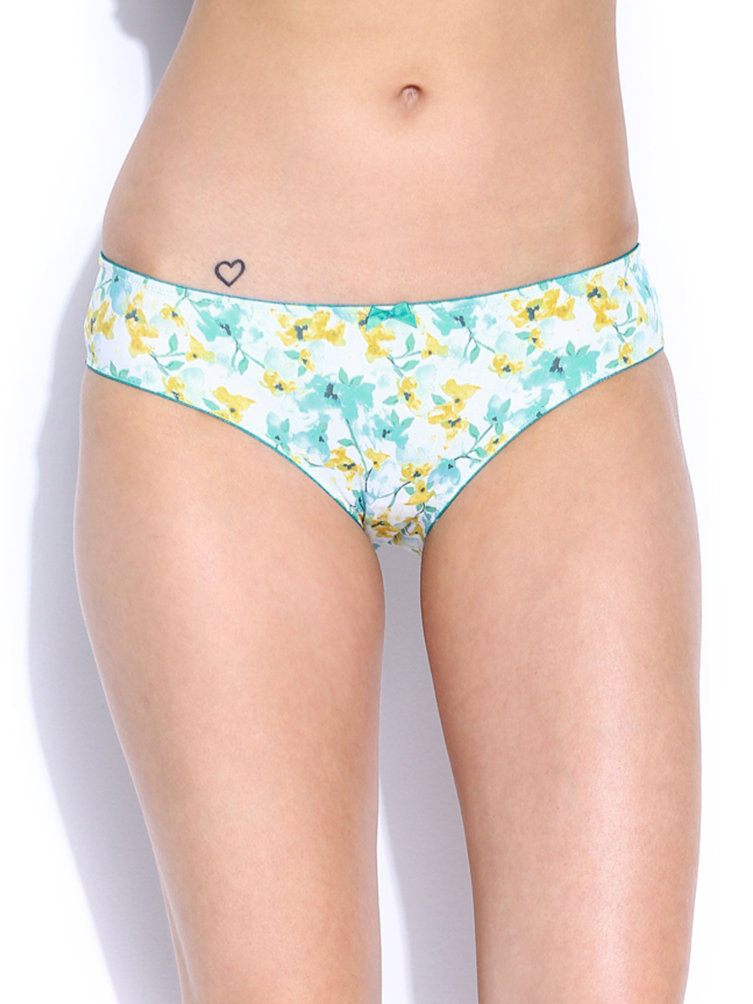 

Amante Sunburst Off-White Floral Print Briefs PFSK01