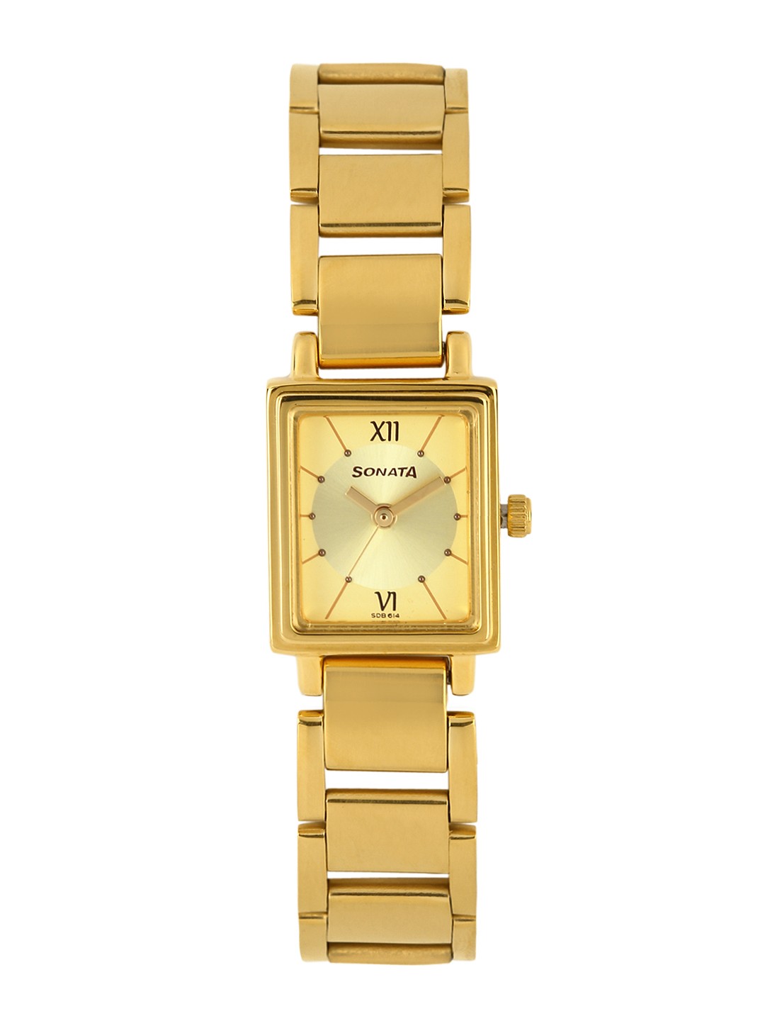 

Sonata Women Yellow & Gold-Toned Dial Watch NF8080YM01