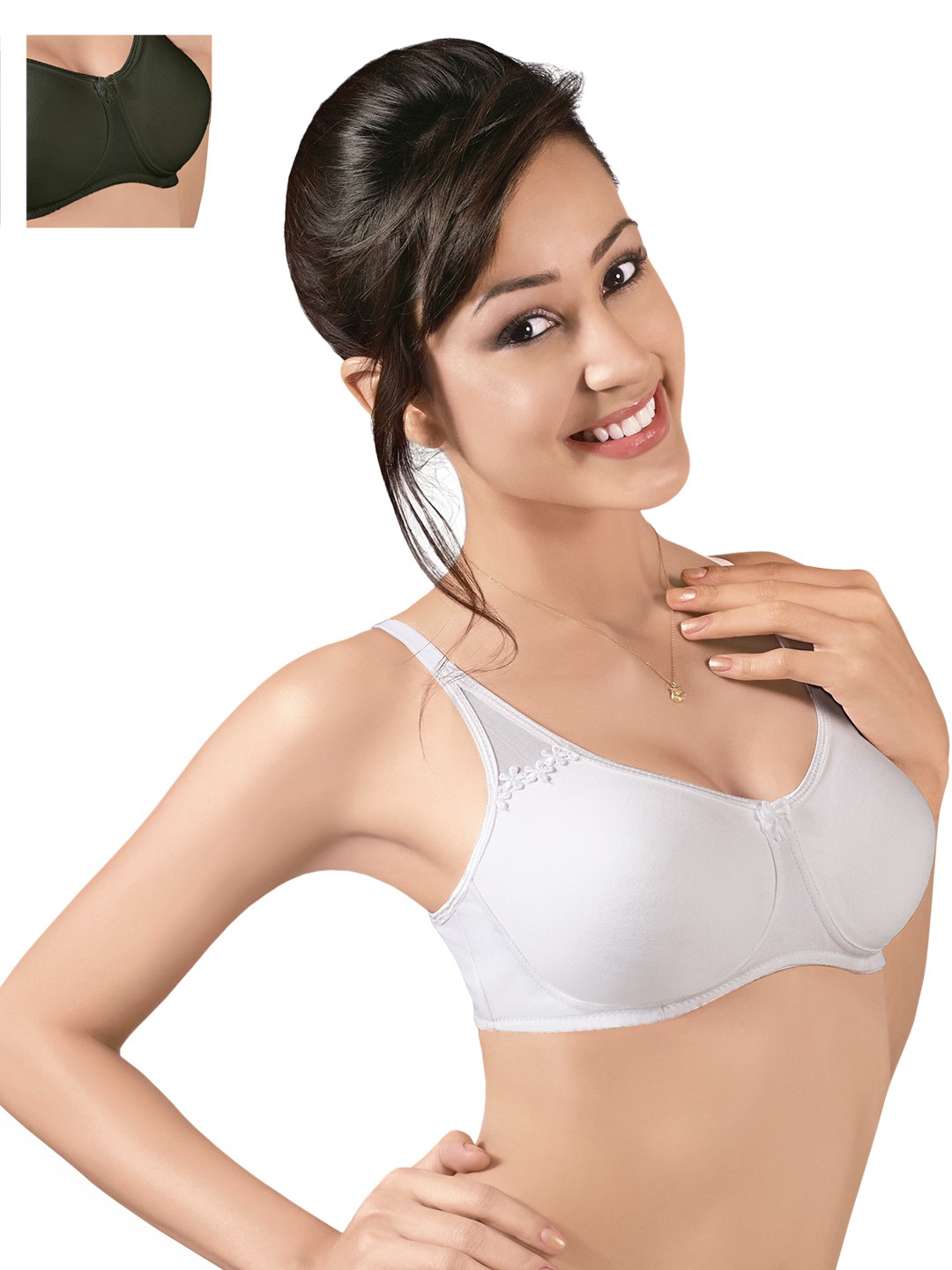 

Sonari Pack of 2 Full Coverage Bras, White