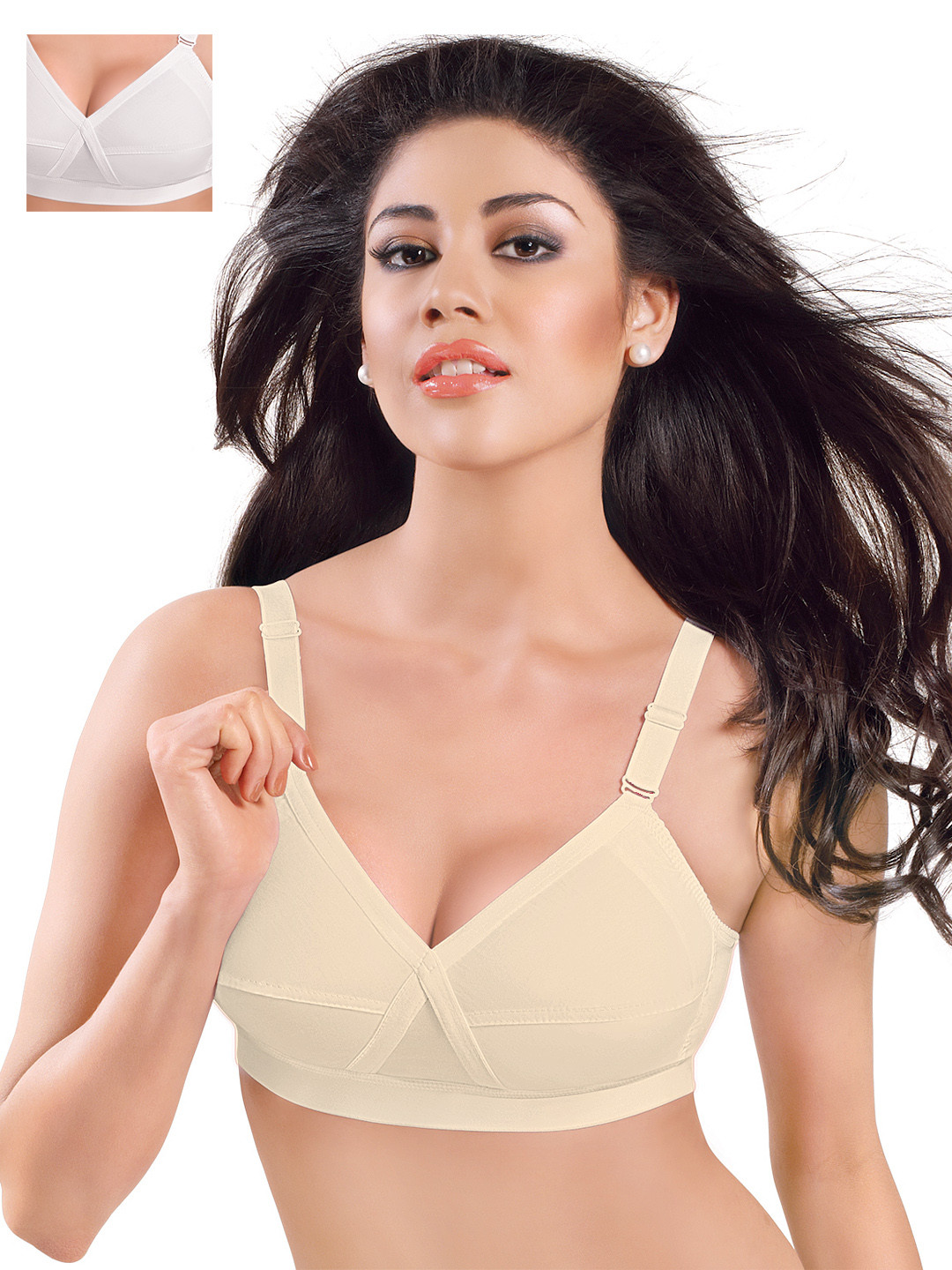 

Sonari Pack Of 2 Full-Coverage Bras, White