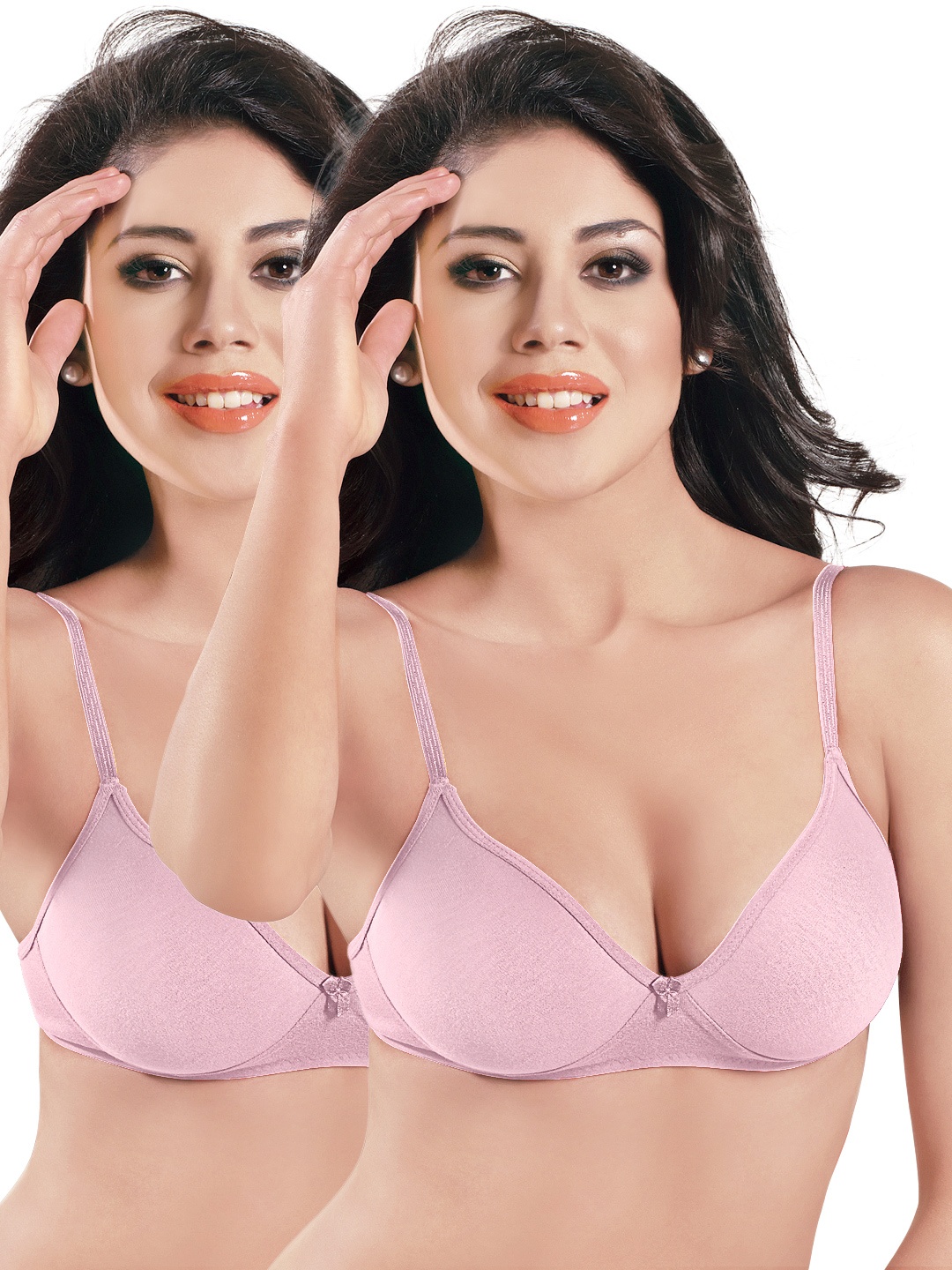 

Sonari Pack of 2 Bras, Pink