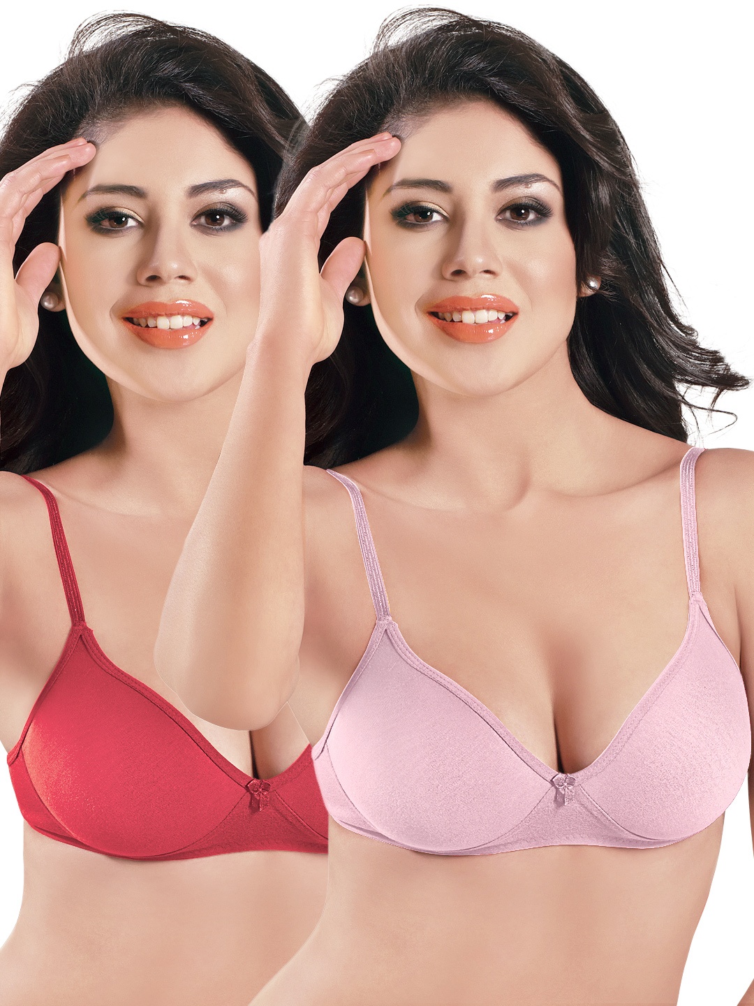 

Sonari Pack of 2 Bras, Pink