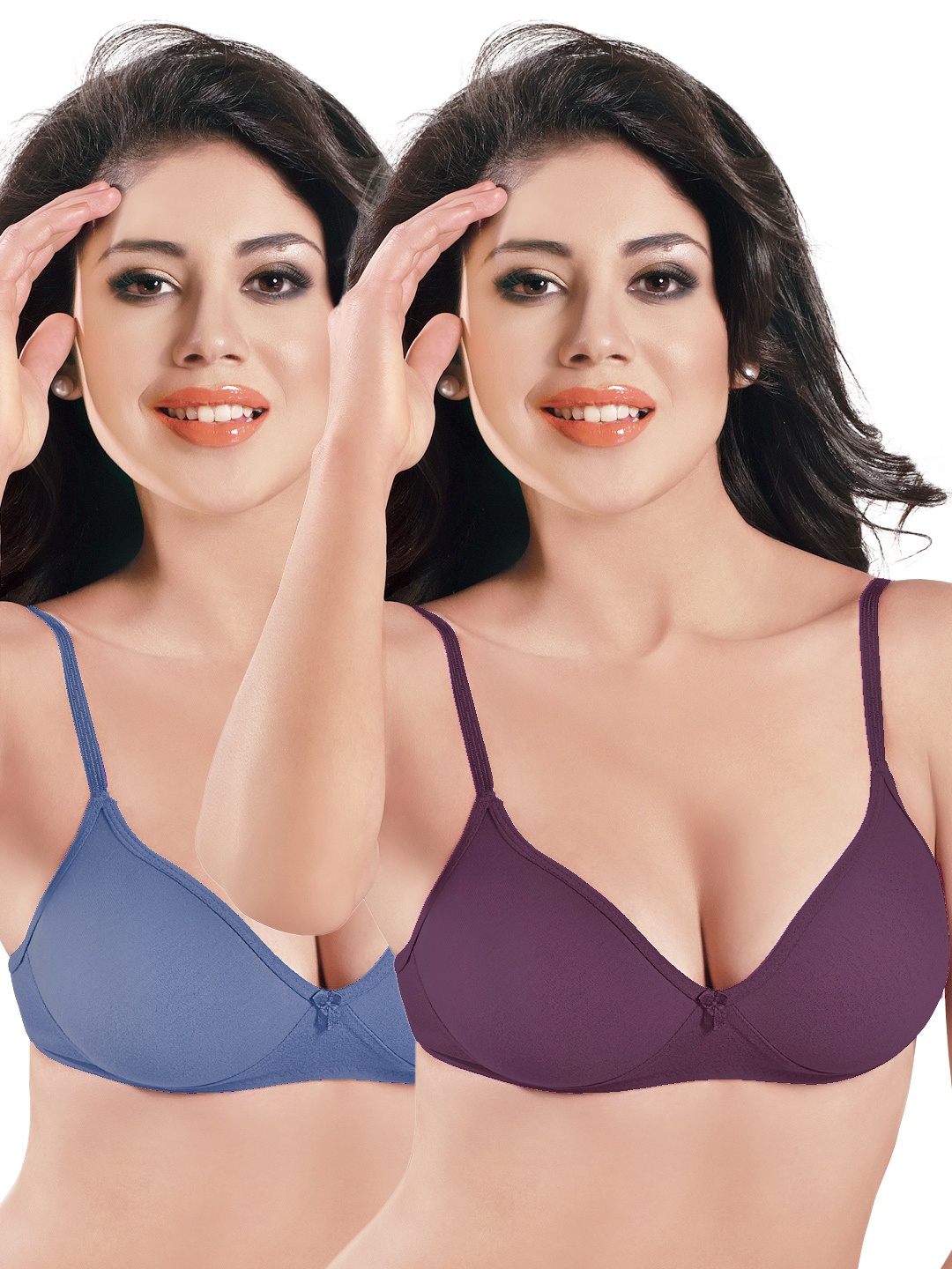 

Sonari Pack of 2 Bras, Magenta