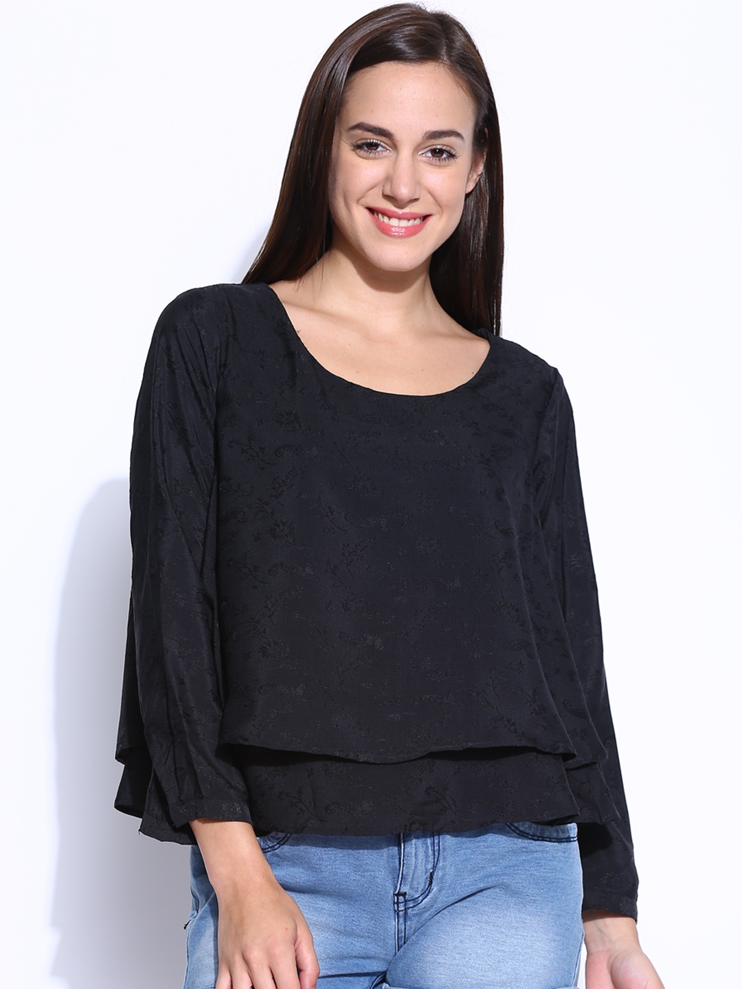 

Tokyo Talkies Women Black Top