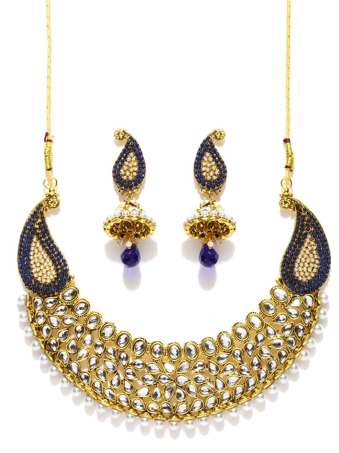 

Zaveri Pearls Gold-Toned Jewellery Set