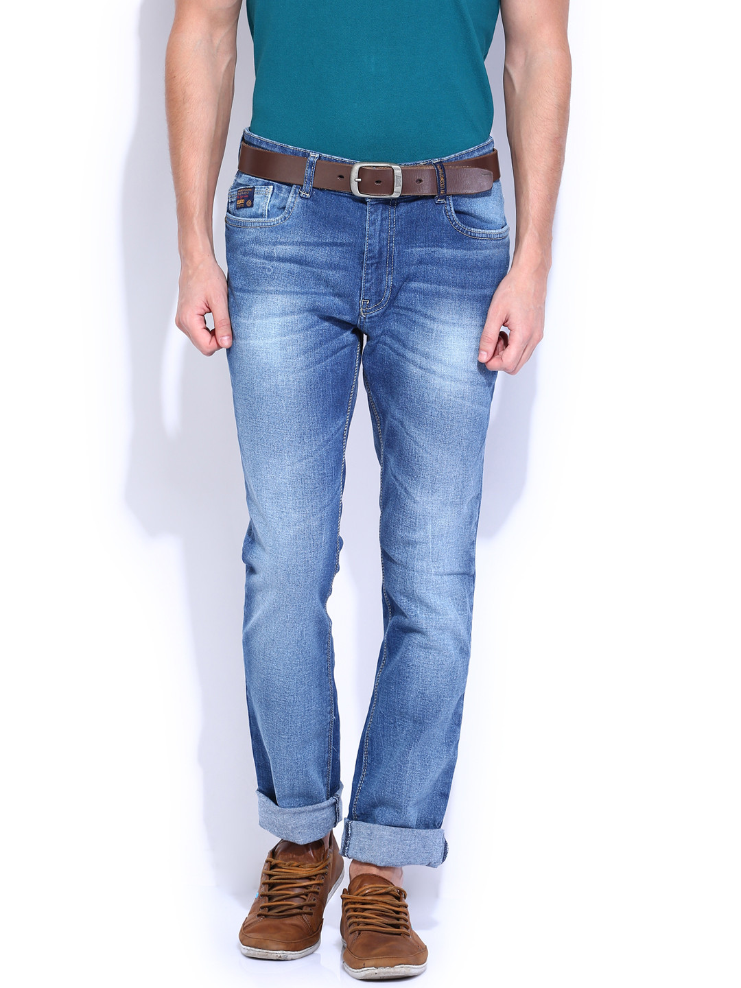 

Locomotive Men Blue Super-Slim Fit Jeans