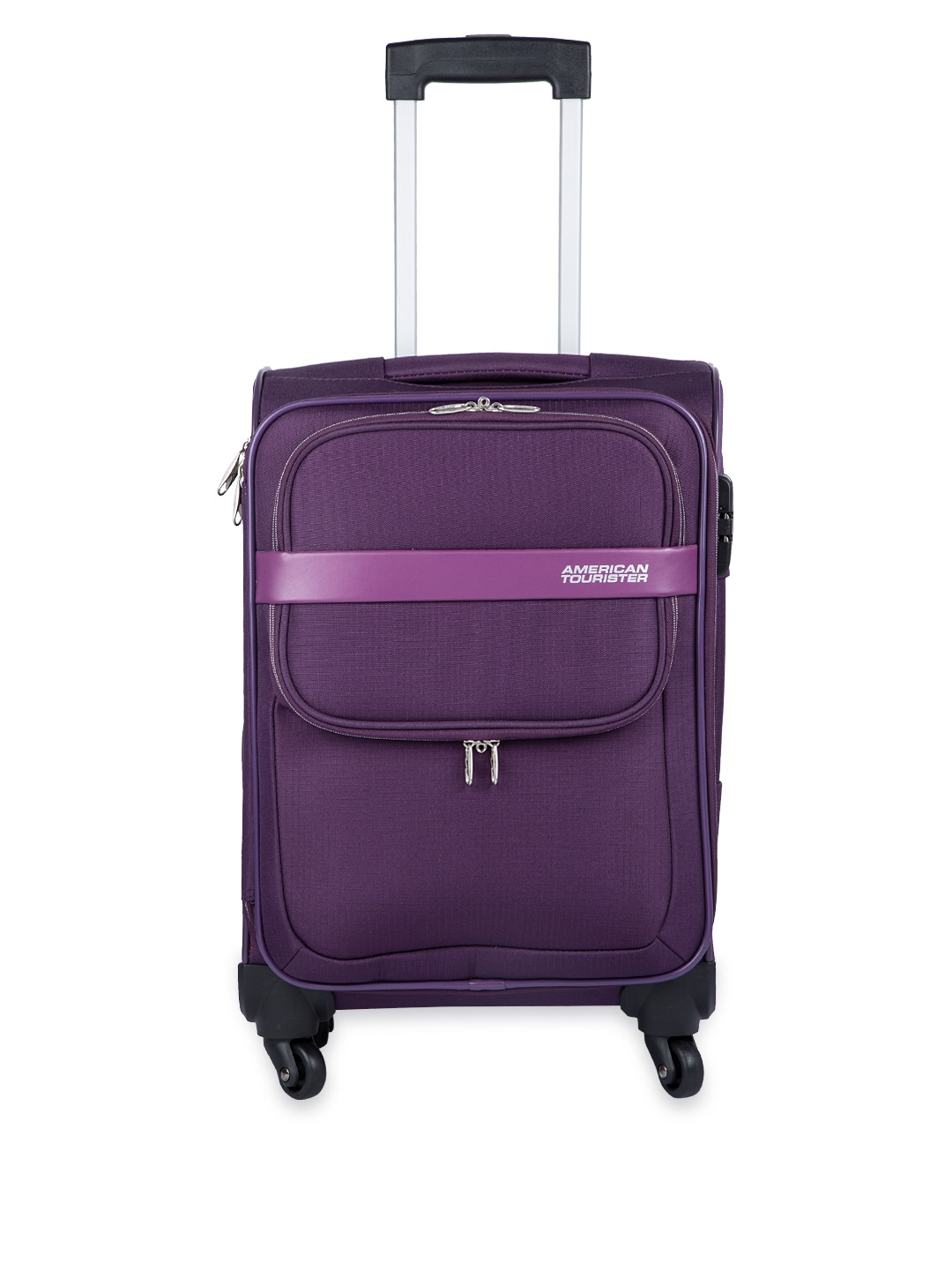 Myntra American Tourister Unisex Purple Large Trolley Bag 791517 | Buy ...