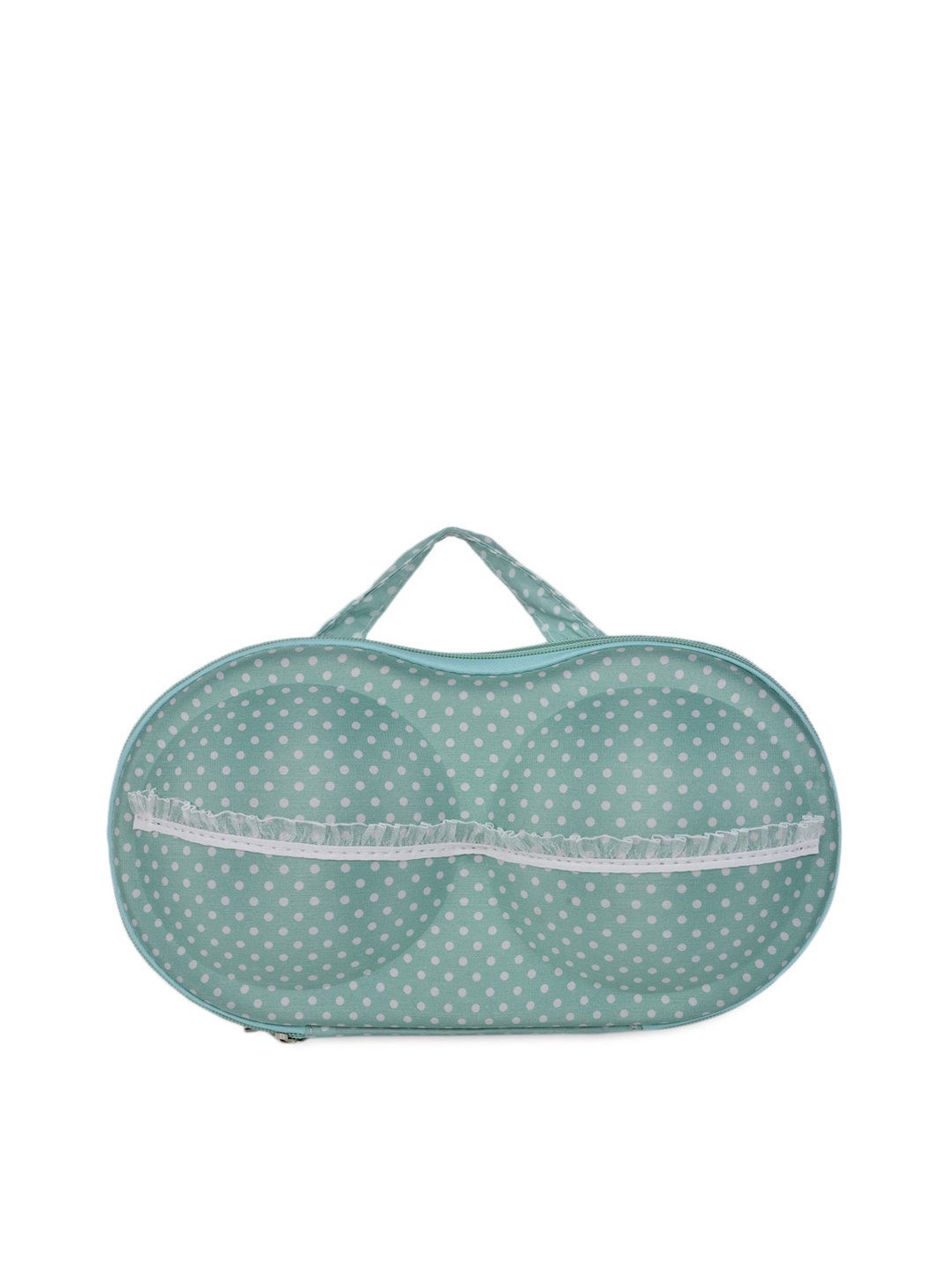 

N-Gal Sea Green & White Polka Dot Print Bra Organiser NBB18