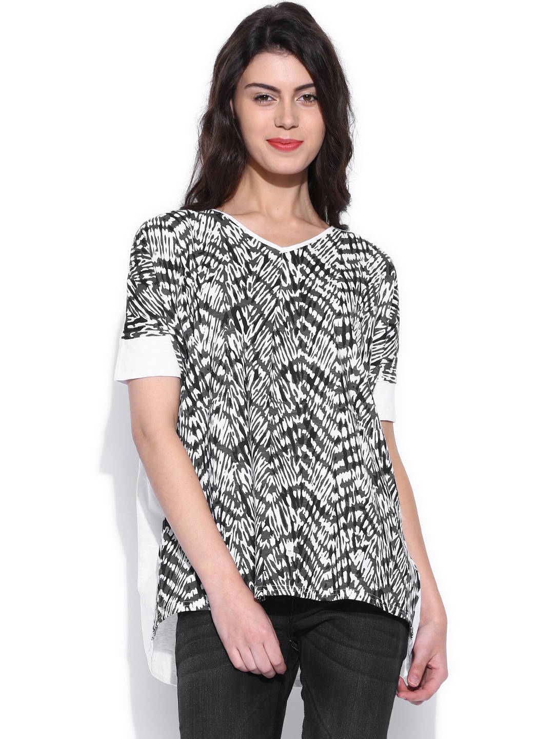 

Tokyo Talkies Women White Printed Top