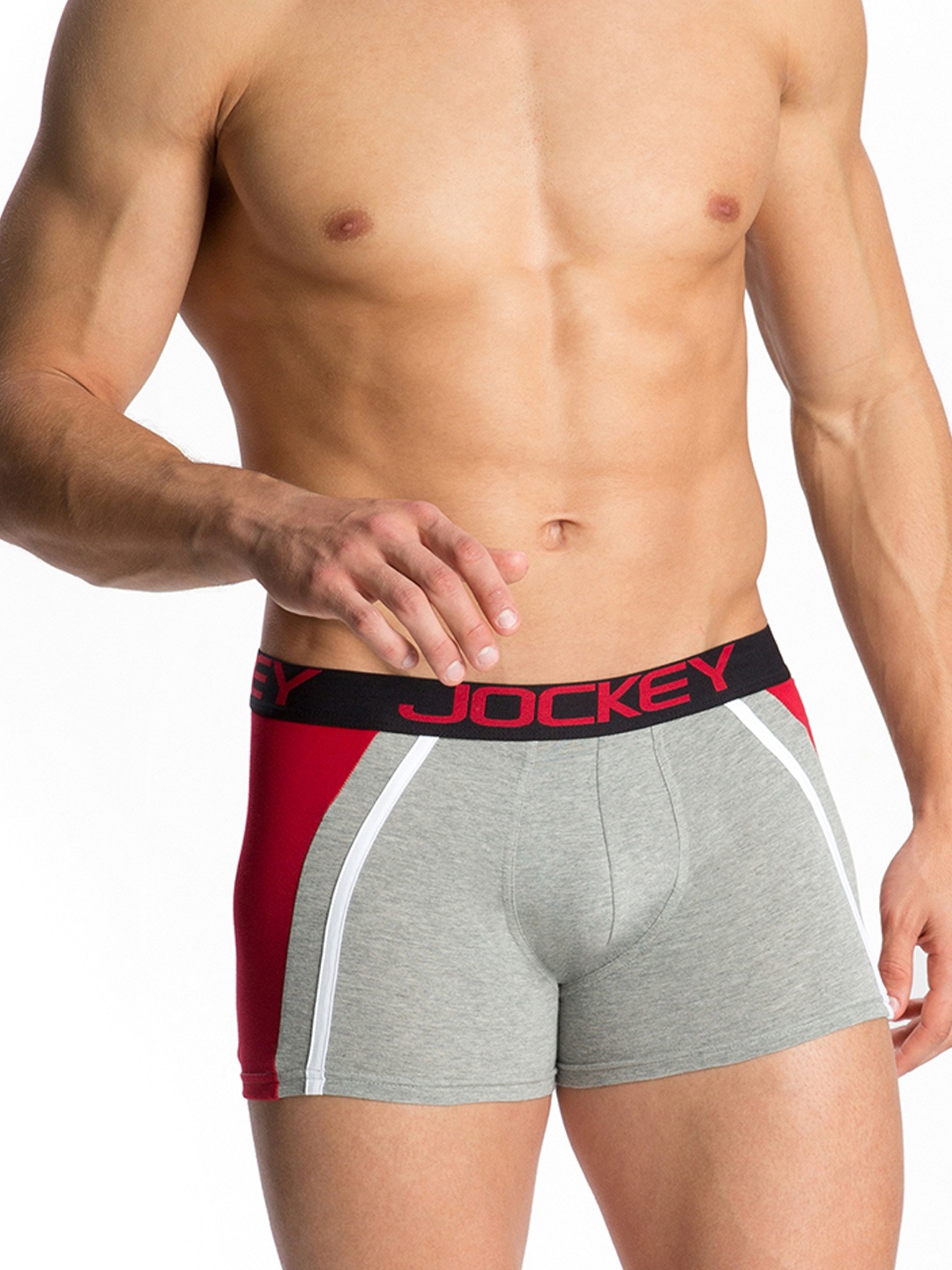 

Jockey ZONE STRETCH Men Grey Trunks US21