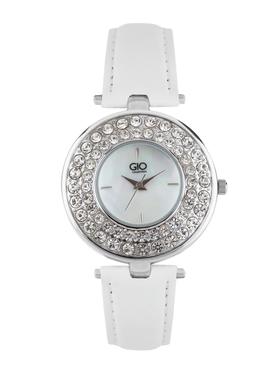 

GIO COLLECTION Women Pearly White Dial Watch G0026