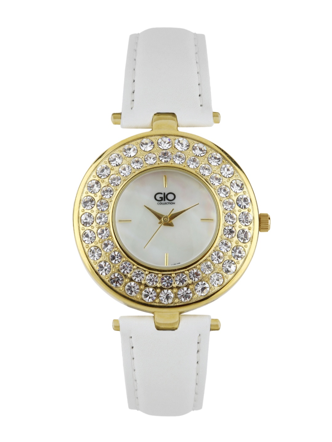 

GIO COLLECTION Women Pearly White Dial Watch G0026