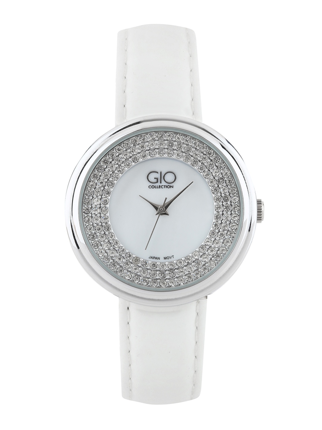 

GIO COLLECTION Women Pearly White Analogue Watch G0035