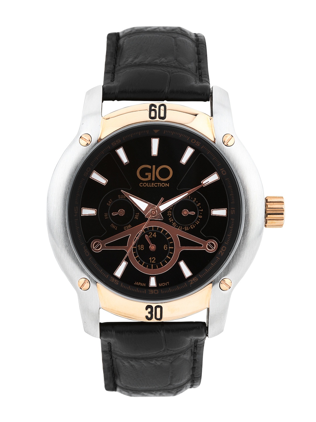 

GIO COLLECTION Men Black Analogue Watch G0067-07