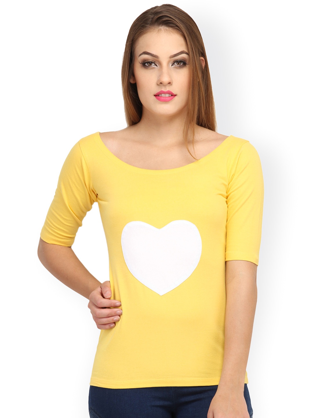 

Cation Women Yellow Top