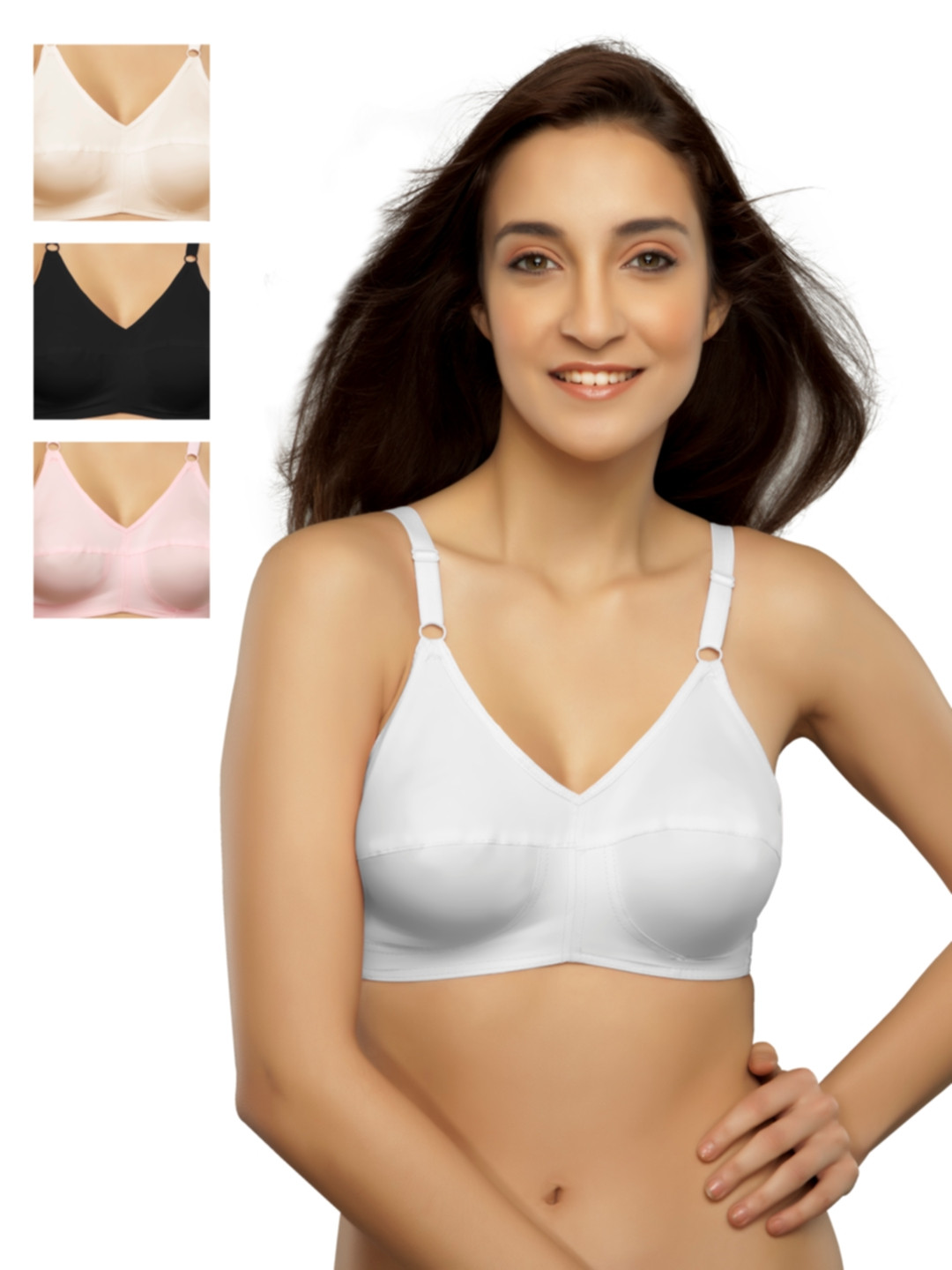 

Souminie Pack of 4 Full-Coverage Bras SLY, Multi