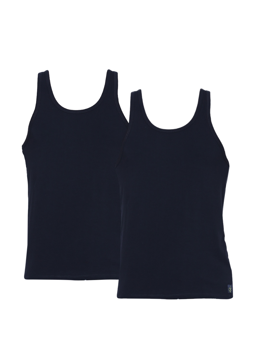 

Calvin Klein Innerwear Pack of 2 Black Vests U8513D-001