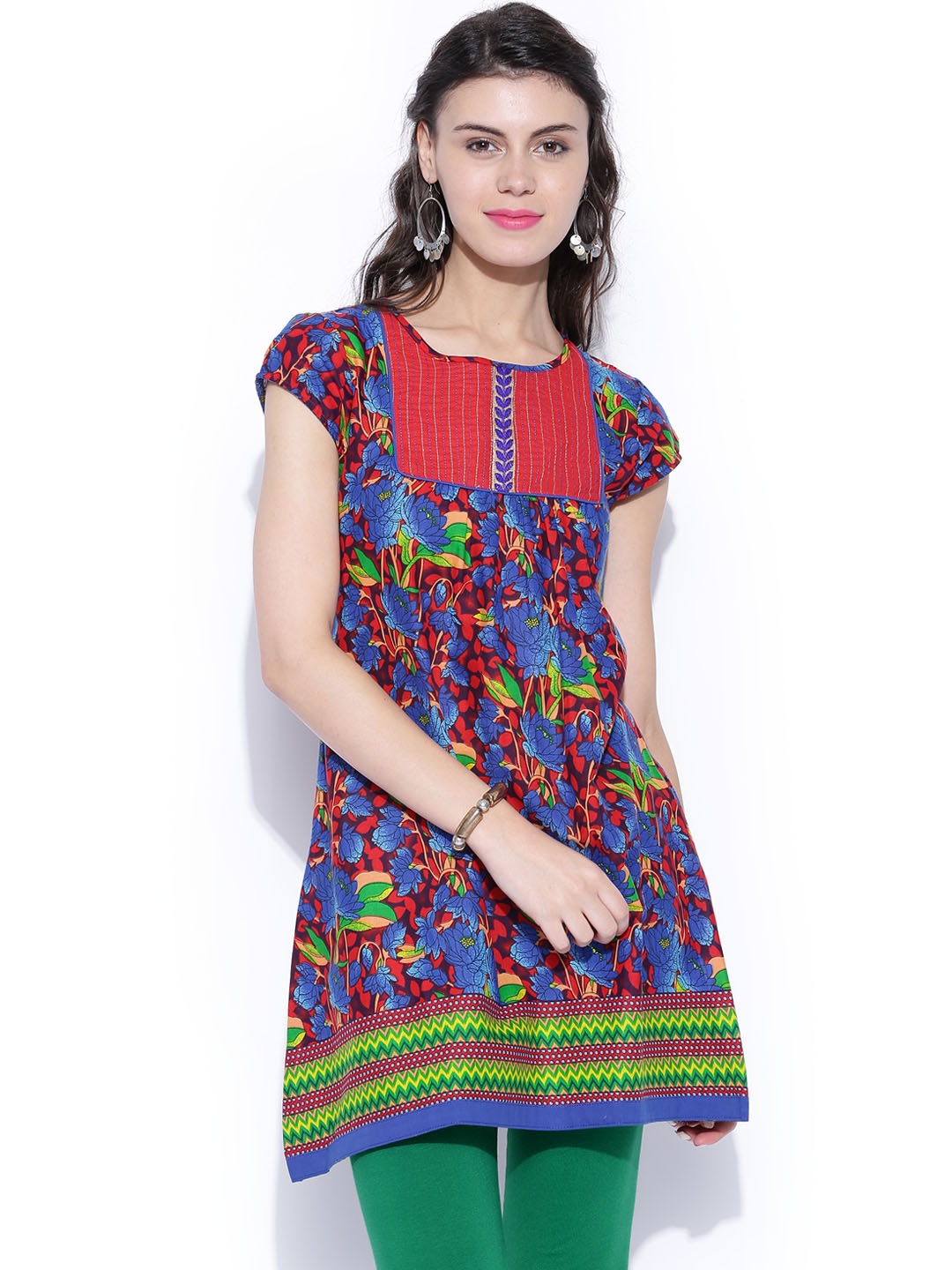 

Vishudh Multicoloured Printed Kurta, Multi