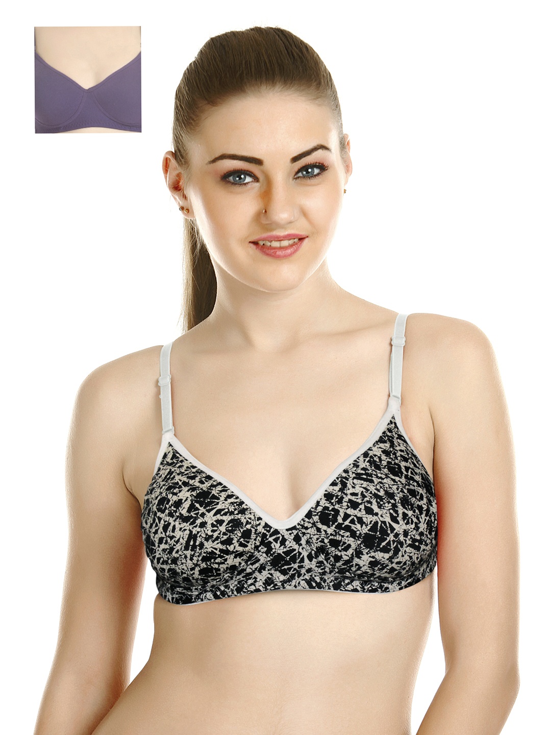 

Tweens Pack of 2 Padded Bras TW1362-1301-MV, Multi