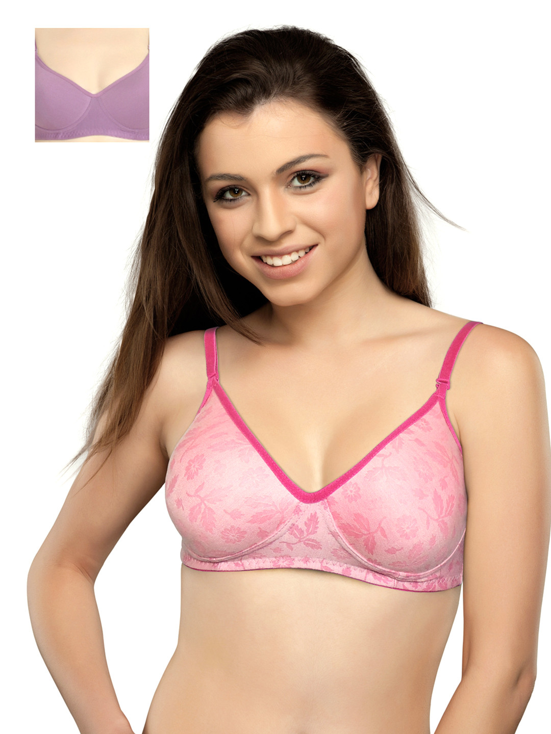 

Tweens Pack of 2 Padded T-shirt Bras TW1353-1301-MV, Multi