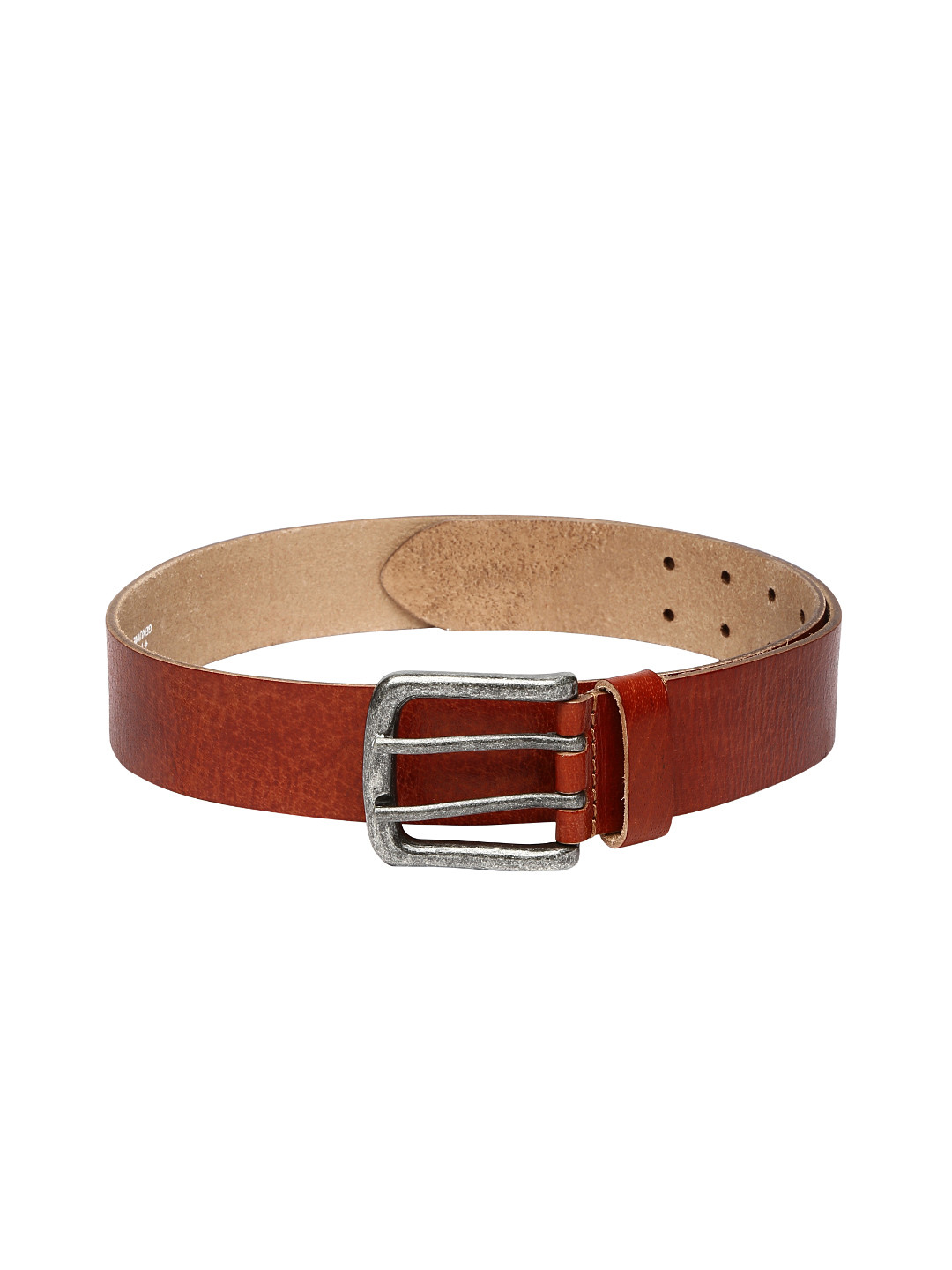 

Ruosh Men Red Leather Belt
