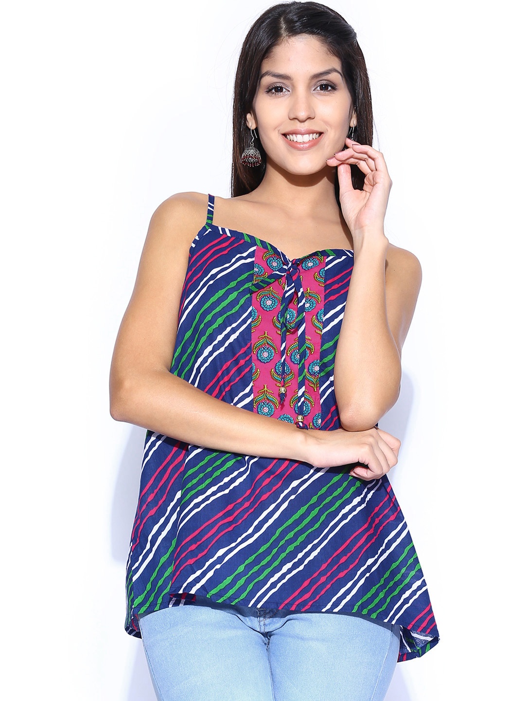

Vishudh Blue Printed Top