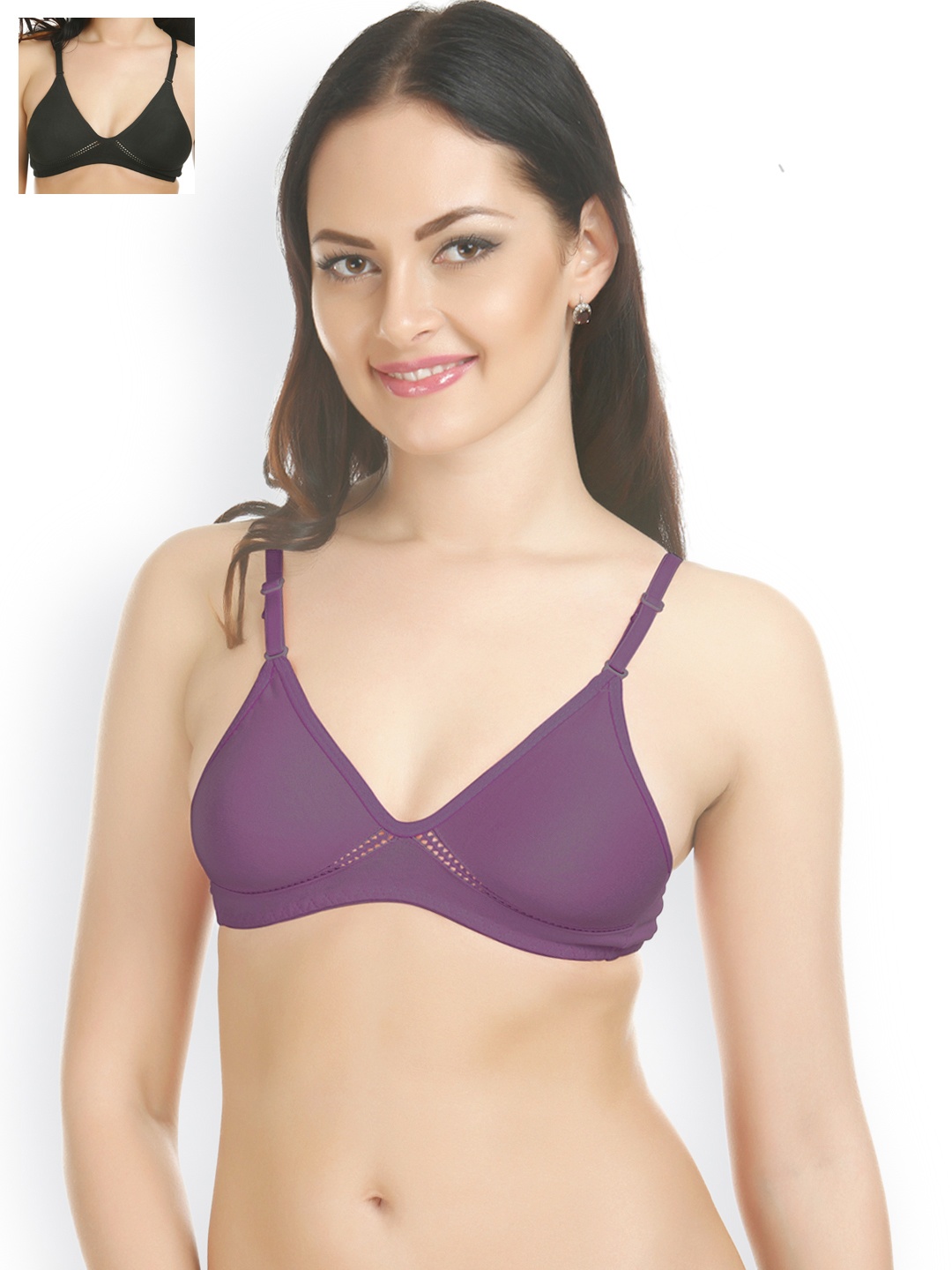 

Tweens Pack of 2 T-shirt Bras TW-258, Purple