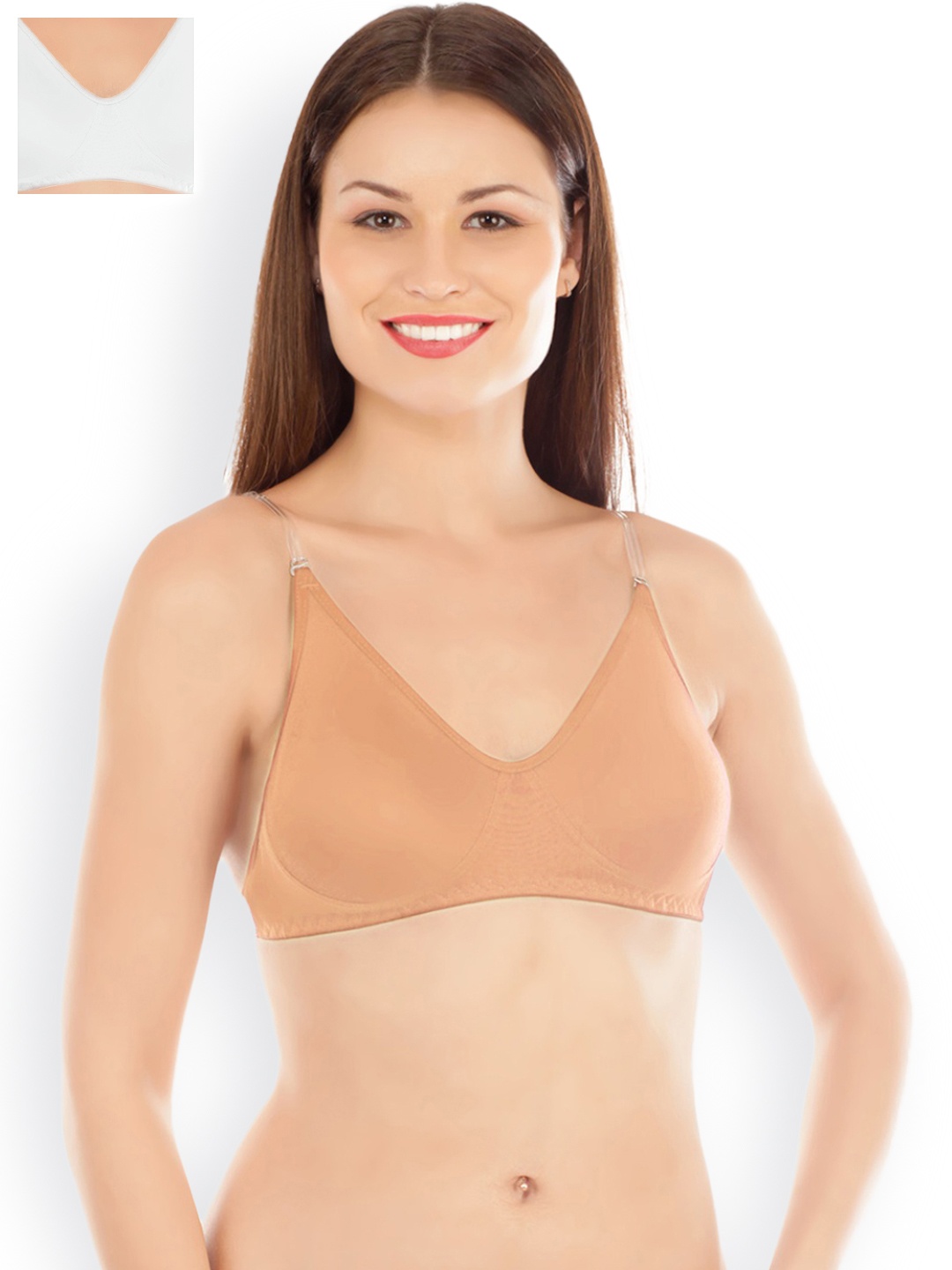 

Tweens Pack of 2 T-shirt Bras TW-266, White