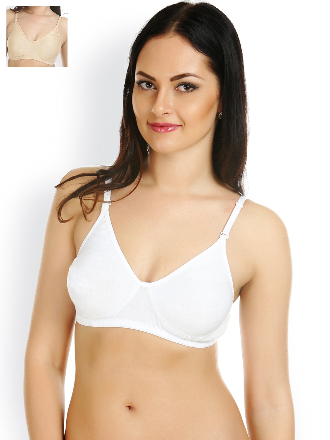 

Tweens Pack of 2 T-shirt Bras TW-253, White