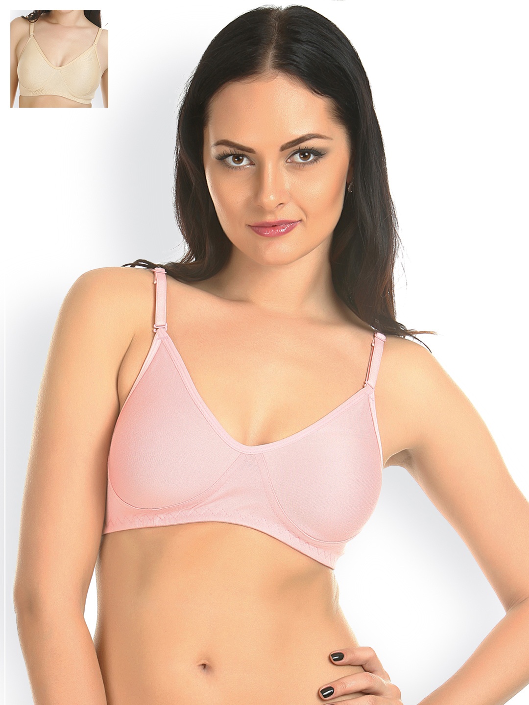 

Tweens Pack of 2 T-shirt Bras TW-253, Skin