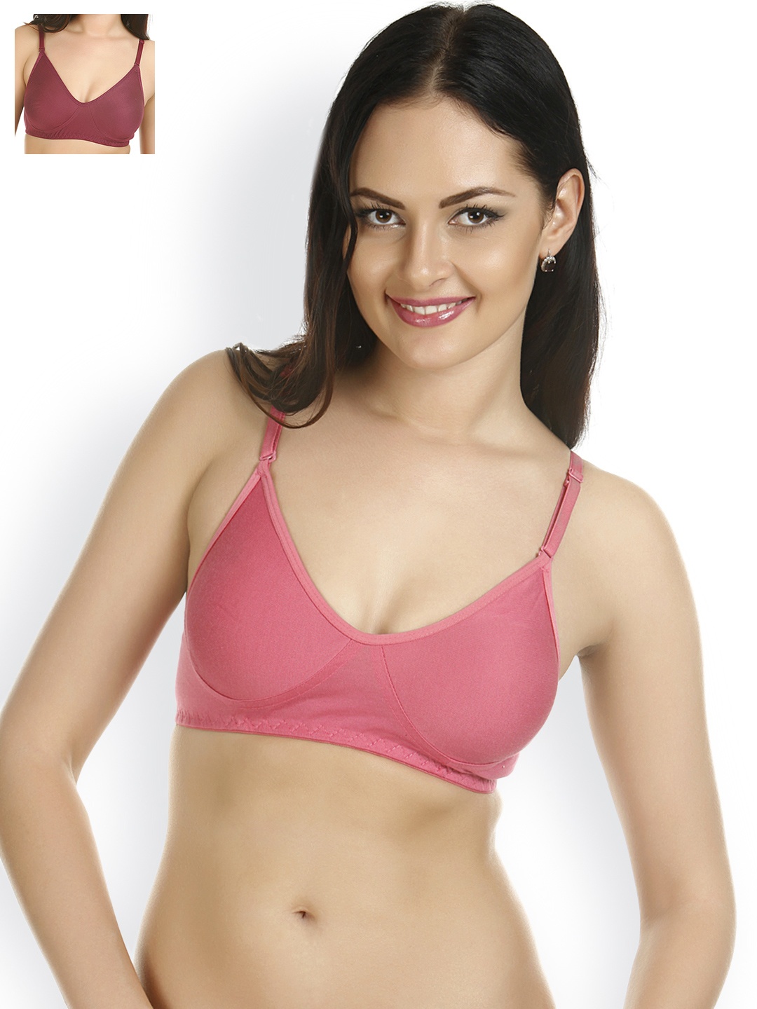 

Tweens Pack of 2 T-shirt Bras TW-253, Pink