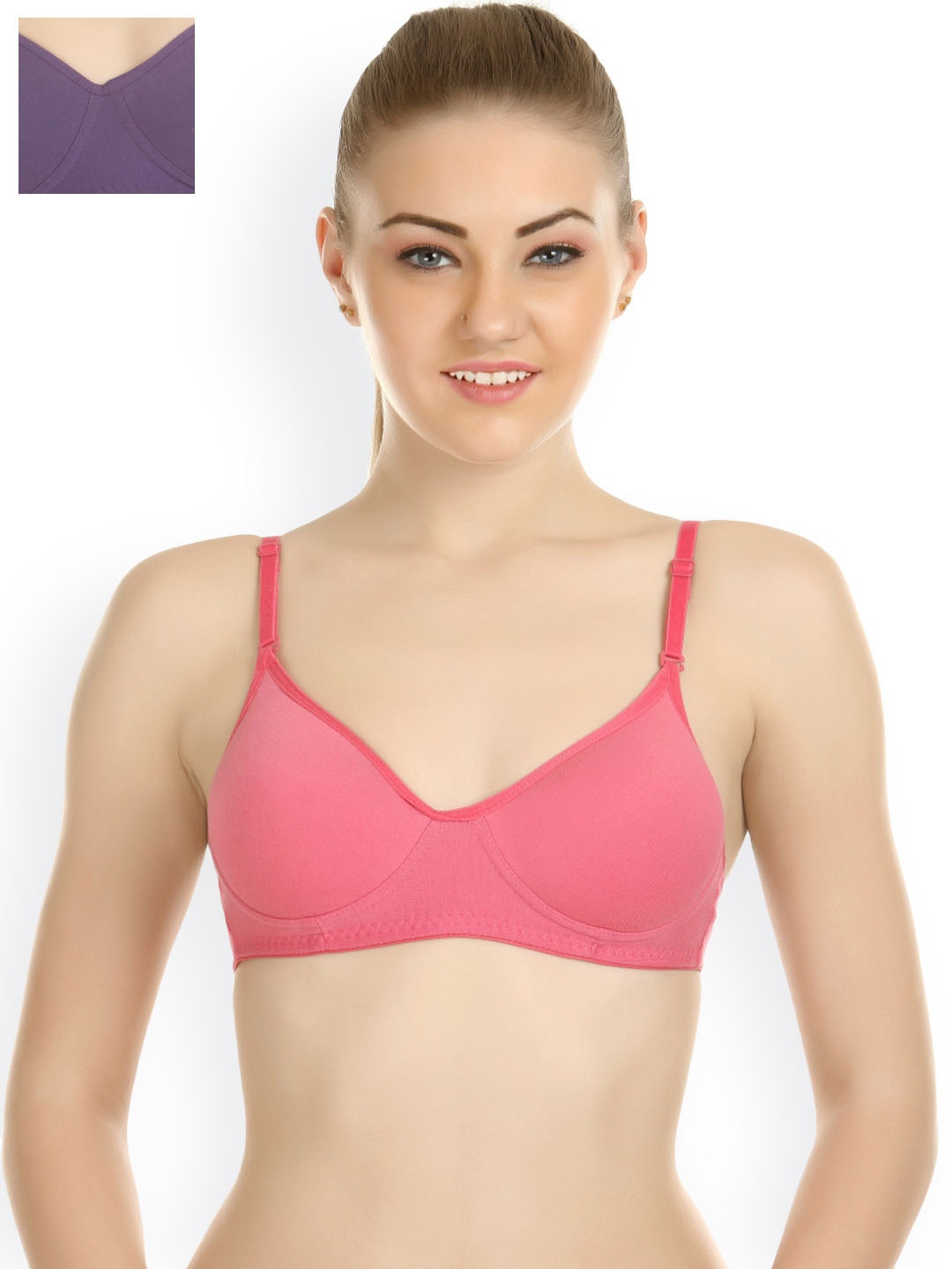 

Tweens Pack of 2 T-shirt Bras TW-1301, Pink