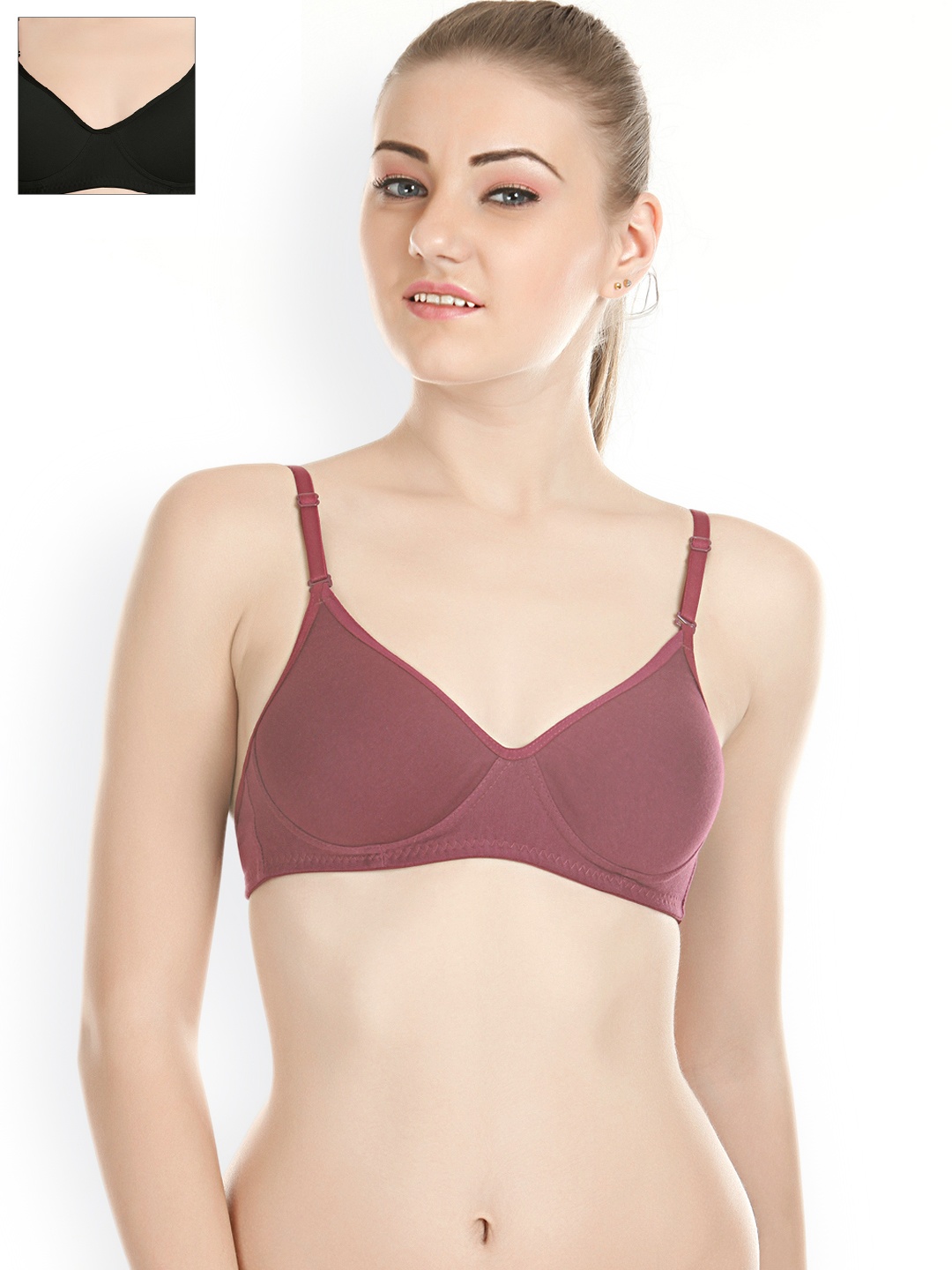 

Tweens Pack of 2 Padded T-shirt Bras TW-1301, Magenta